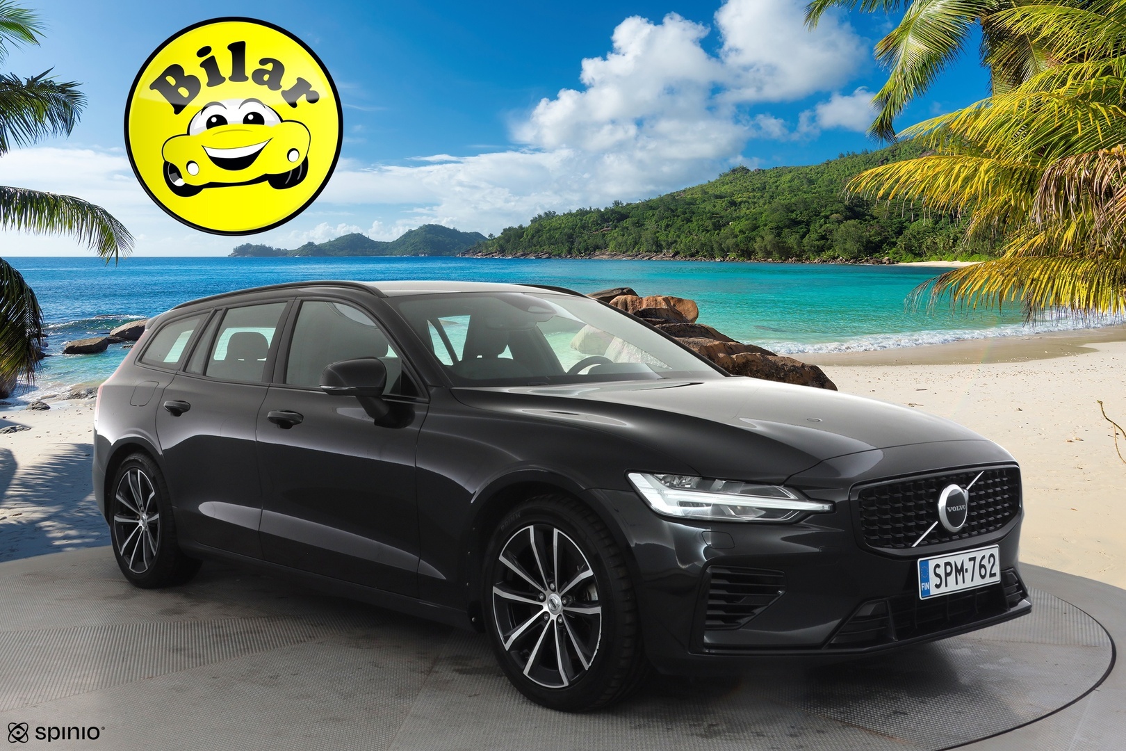 Volvo V60 2024 T6 AWD Long Range Plus Dark aut - | ACC | Lisälämmitin | Koukku | Muistipenkit | Full LED |  High Performance audio | P.Kamera | Keyless | Apple&Android | 1.Om Suomi-auto | Kahdet Renkaat | Merkkihuollettu |