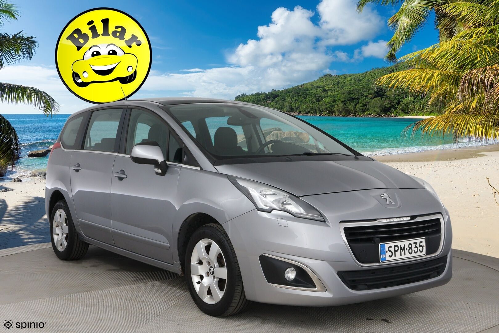 Peugeot 5008 2015 Active PureTech 130 7-p - 7-Paikkanen | Lohkolämmitin | Tutkat | Vetokoukku