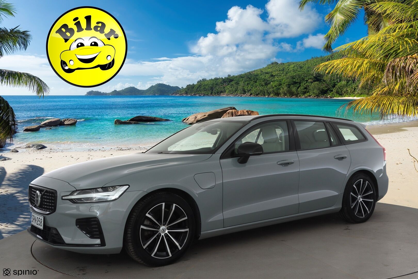 Volvo V60 2024 T8 AWD Long Range High Performance Plus Dark aut - | ACC | Koukku | Sporttinahat muistilla | P.kamera | Full-LED Active | Lämm. tuulilasi | Pilot Assist | Lämm. ratti | Keyless | 1-om suomiauto |