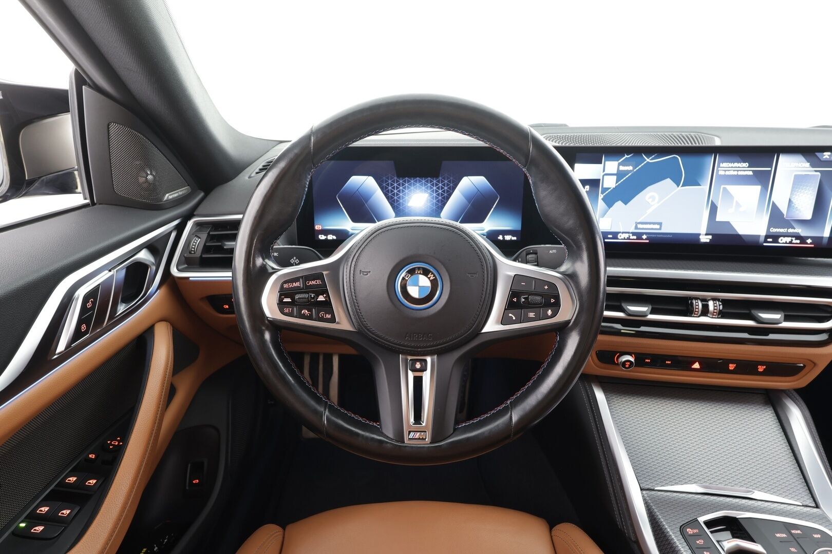 BMW I4 M50 2024 M50 Charged - | ACC | Lisälämmitin | Koukku | Widescreen | Muistipenkki | Ratinlämmitys | H/K | Sporttinahat | 360-Kamera | 1.Om Suomi-auto | Kahdet Renkaat |