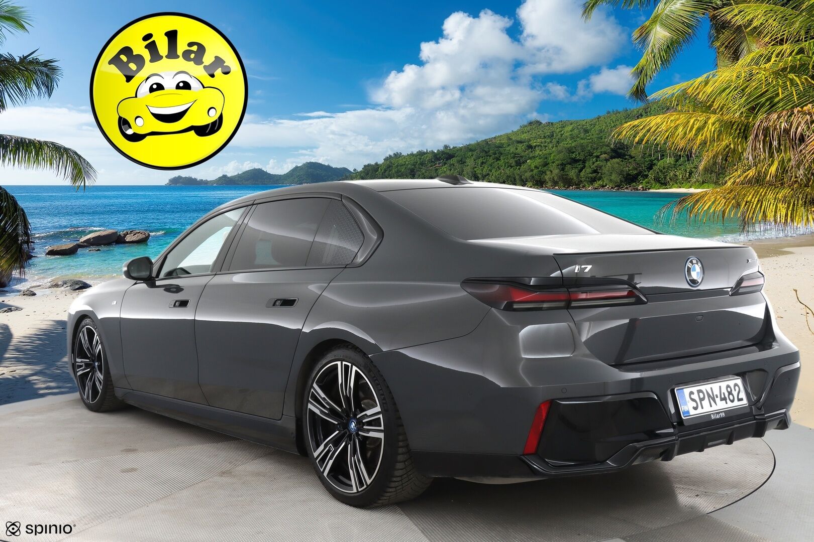BMW i7 2023 G70 xDrive 60 M-Sport - | Executive & Connoisseur paketit | B&W Diamond | Ilmastoidut ja lämmitettävät nahkapenkit |