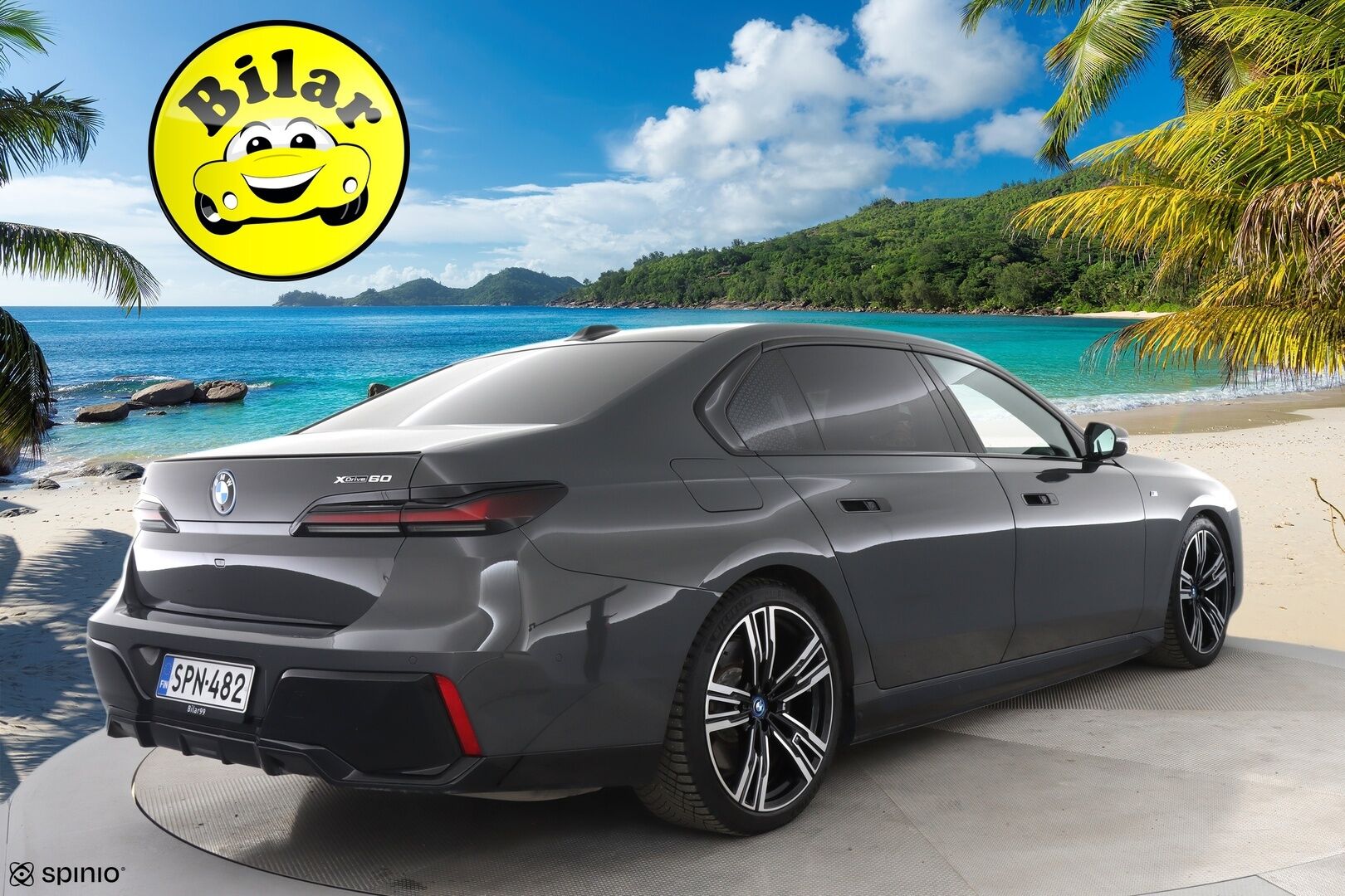 BMW i7 2023 G70 xDrive 60 M-Sport - | Executive & Connoisseur paketit | B&W Diamond | Ilmastoidut ja lämmitettävät nahkapenkit |