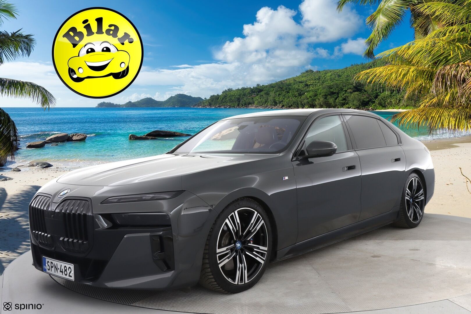 BMW i7 2023 G70 xDrive 60 M-Sport - | Executive & Connoisseur paketit | B&W Diamond | Ilmastoidut ja lämmitettävät nahkapenkit |