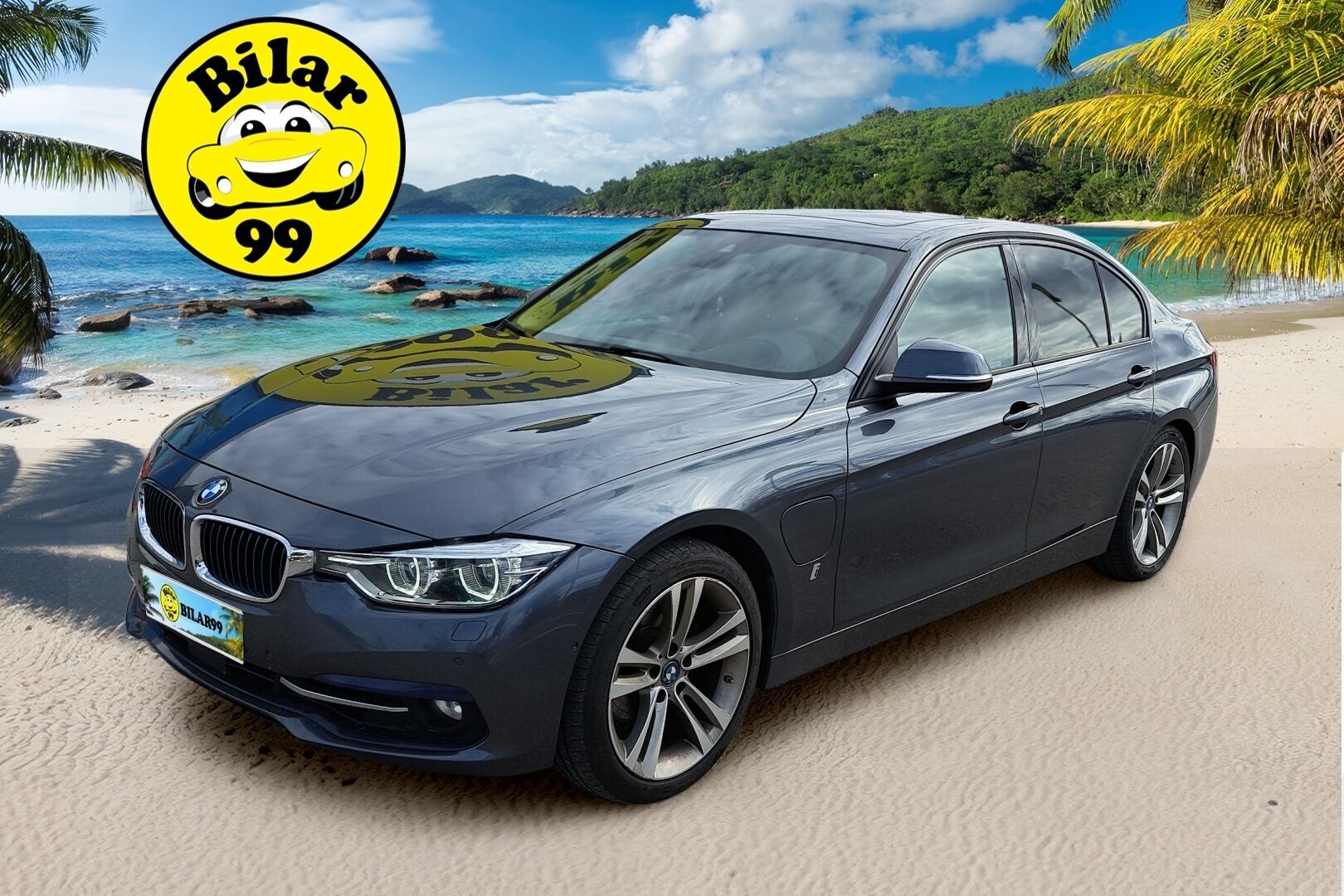 BMW 330 2017 F30 Sedan 330e A Business Exclusive Edition Sport - Lisälämmitin / Adapt.Vakkari / HUD / Harman&Kardon / Kattoluukku / Peruutuskamera / Driving Assistant / Nahkasisusta / Muistipenkki / Supervarusteet!