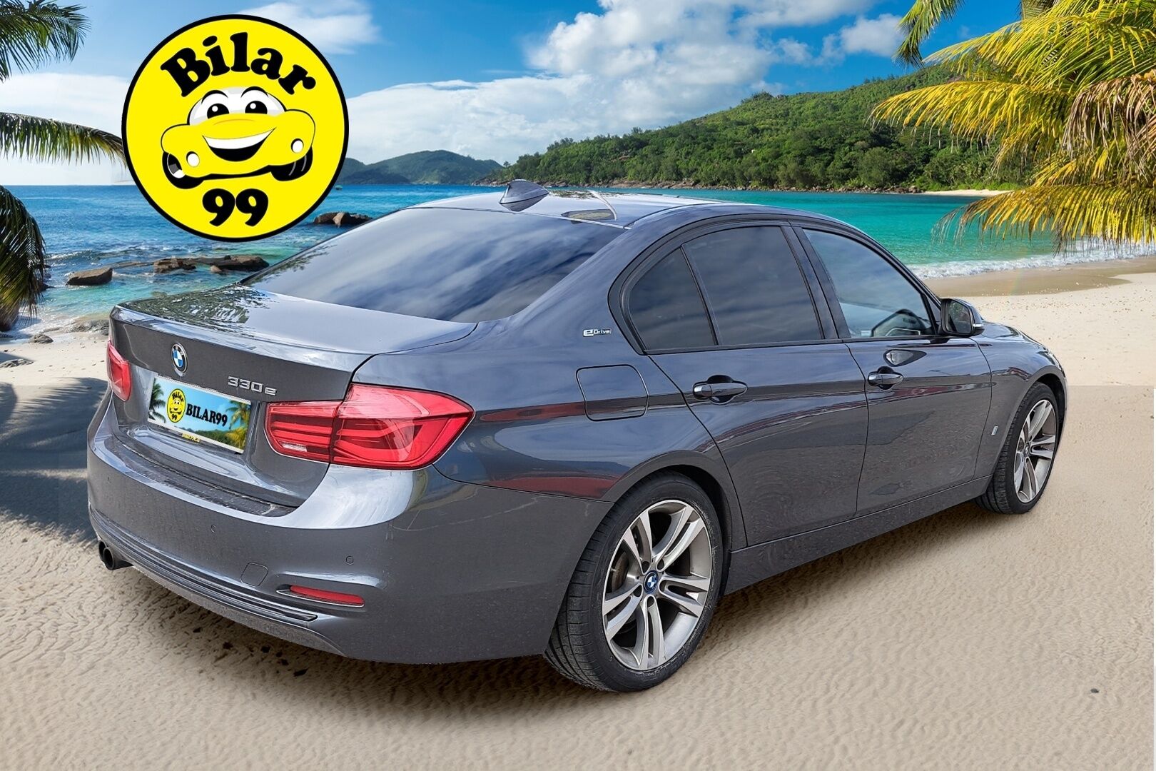 BMW 330 2017 F30 Sedan 330e A Business Exclusive Edition Sport - Lisälämmitin / Adapt.Vakkari / HUD / Harman&Kardon / Kattoluukku / Peruutuskamera / Driving Assistant / Nahkasisusta / Muistipenkki / Supervarusteet!