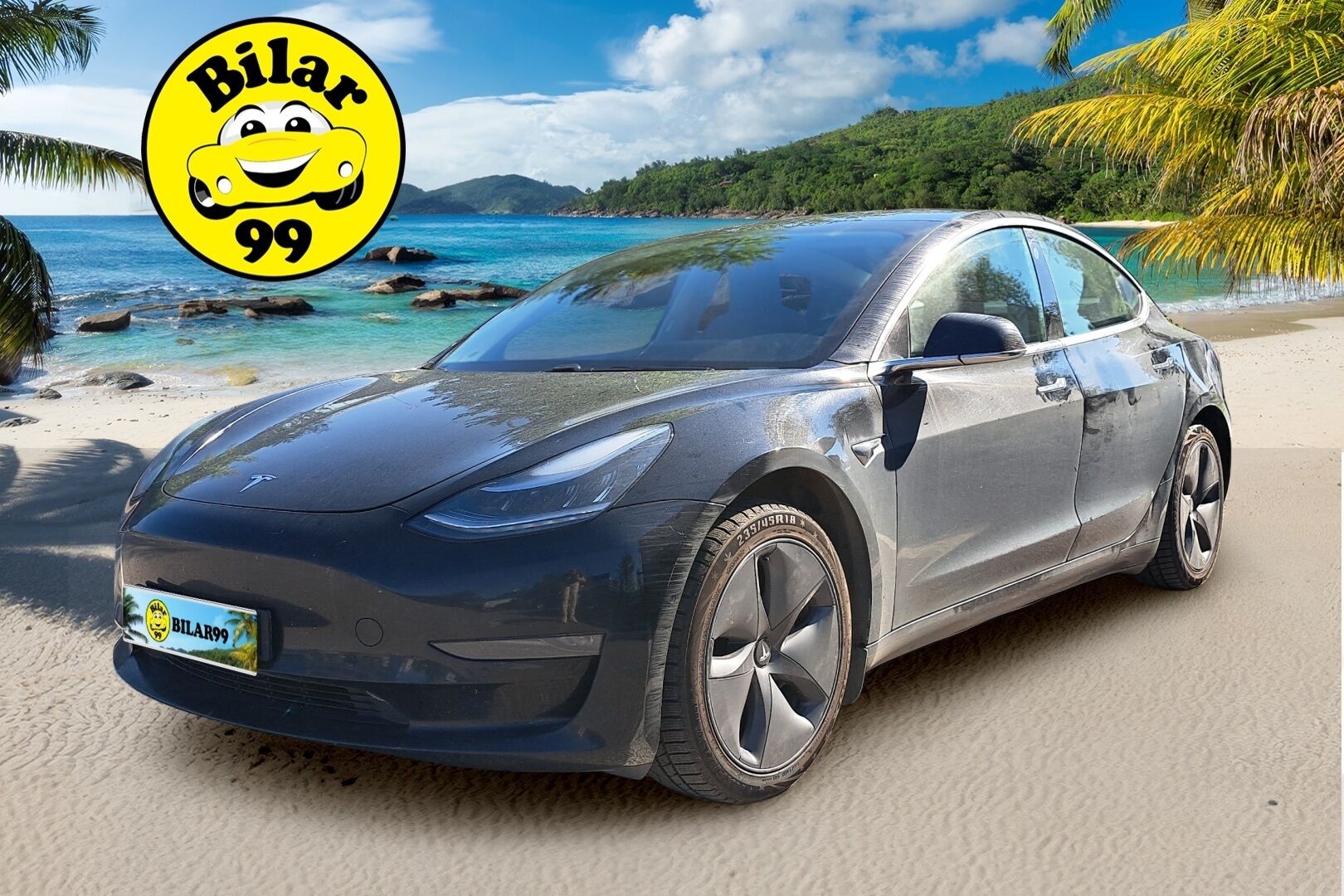 TESLA MODEL 3 2020 Long-Range Dual Motor AWD - Long-Range Dual Motor AWD * FSD | Premium Sound | Lasikatto | Nahat | P.kamera | Irroitettava koukku | 