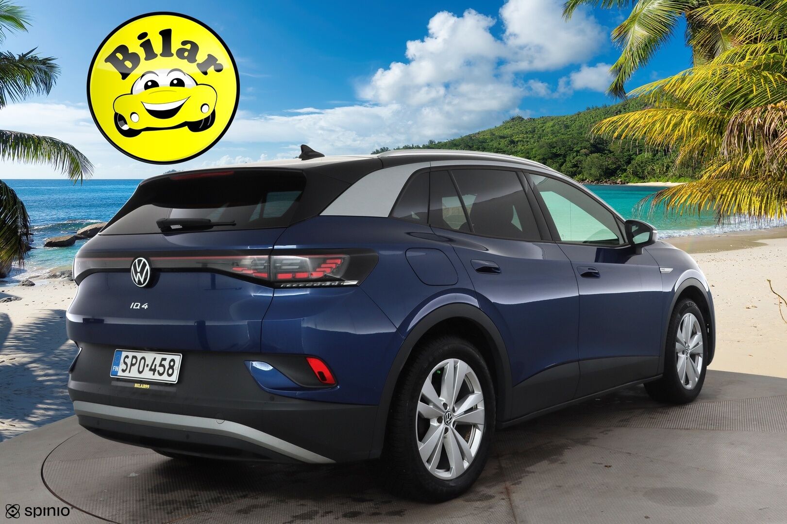 Volkswagen ID.4 2023 Pro 4MOTION Business 195 kW, akku 77 kWh - | ACC | ILP | Koukku | Muistipenkit hieronnalla | IQ.Light | Nahka-alcantara | P.kamera | Keyless | Lämm. ratti | 1-om suomiauto | 2x alut |