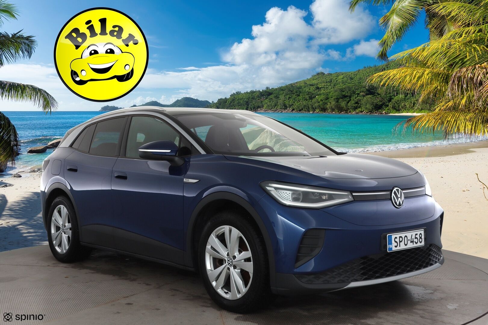 Volkswagen ID.4 2023 Pro 4MOTION Business 195 kW, akku 77 kWh - | ACC | ILP | Koukku | Muistipenkit hieronnalla | IQ.Light | Nahka-alcantara | P.kamera | Keyless | Lämm. ratti | 1-om suomiauto | 2x alut |