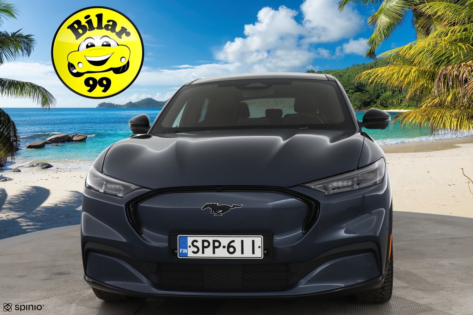 Ford Mustang 2022 75kWh 269hv AWD 5-ovinen / Tech Pack / Acc / Nahkasisusta / B&O / Merkkihuollettu / - *Tästä Komea perheauto hyvillä varusteilla ja pienillä kilsoilla!*