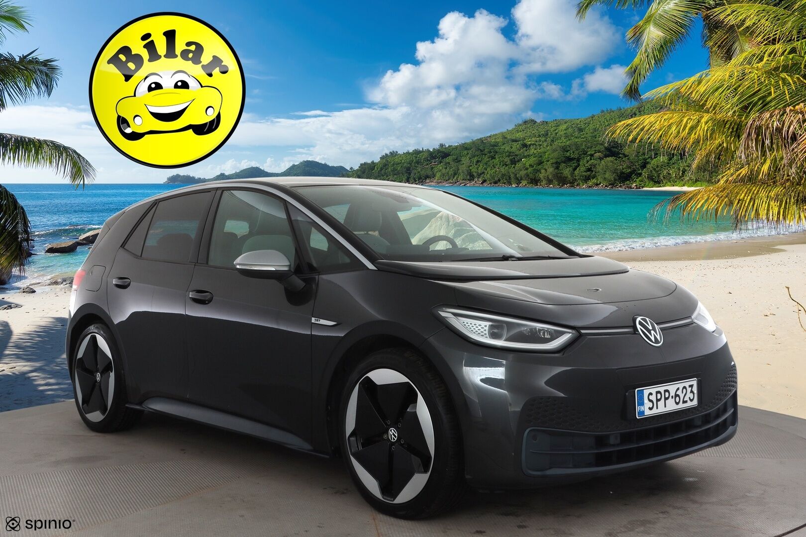 Volkswagen ID.3 2021 1ST Max 150 kW, akku 58 kWh - | ILP | Koukku | Lasikatto | ACC | Matrix-LED | P.Kamera | Hierovat Sporttipenkit | HUD | Kaistavahti | Navi | Keyless | Kahdet renkaat | 