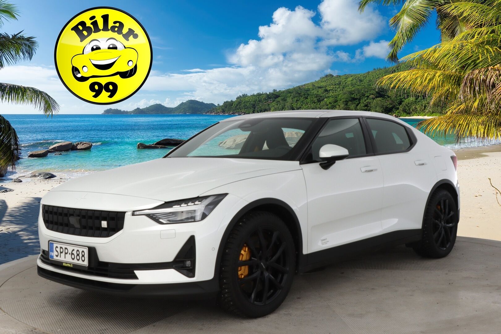 Polestar 2 2021 Performance Long Range Dual Motor 350kW, 78kWh *Pilot assist / H&K / ACC / 360 Kamera / Lasikatto / 2x Vanteet/ Koukku* - *Akkukuntotarkastettu / Kahdet renkaat vantein*