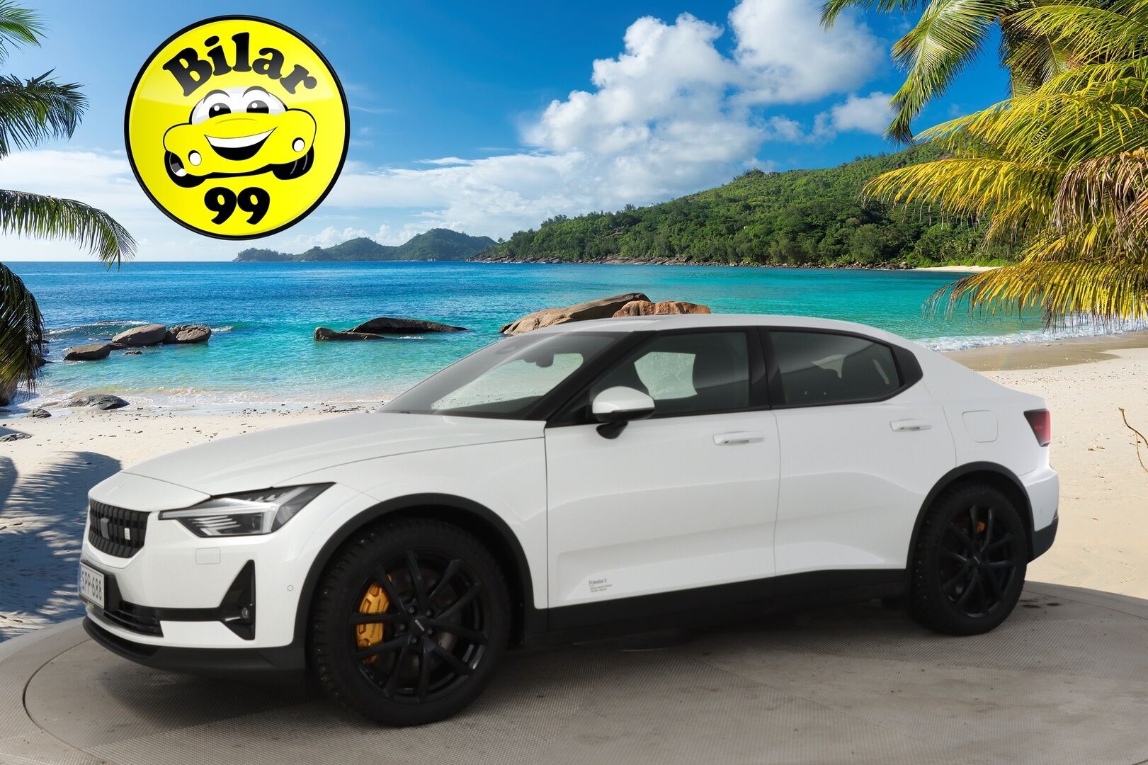 Polestar 2 2021 Performance Long Range Dual Motor 350kW, 78kWh *Pilot assist / H&K / ACC / 360 Kamera / Lasikatto / 2x Vanteet/ Koukku* - *Akkukuntotarkastettu / Kahdet renkaat vantein*