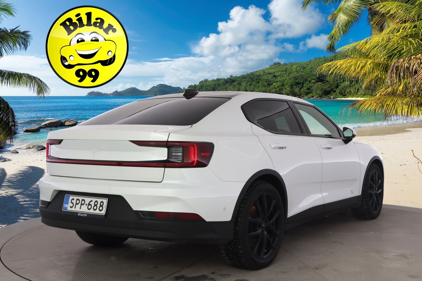 Polestar 2 2021 Performance Long Range Dual Motor 350kW, 78kWh *Pilot assist / H&K / ACC / 360 Kamera / Lasikatto / 2x Vanteet/ Koukku* - *Vetokoukku / Akku kuntotarkastettu / Kahdet renkaat vantein*