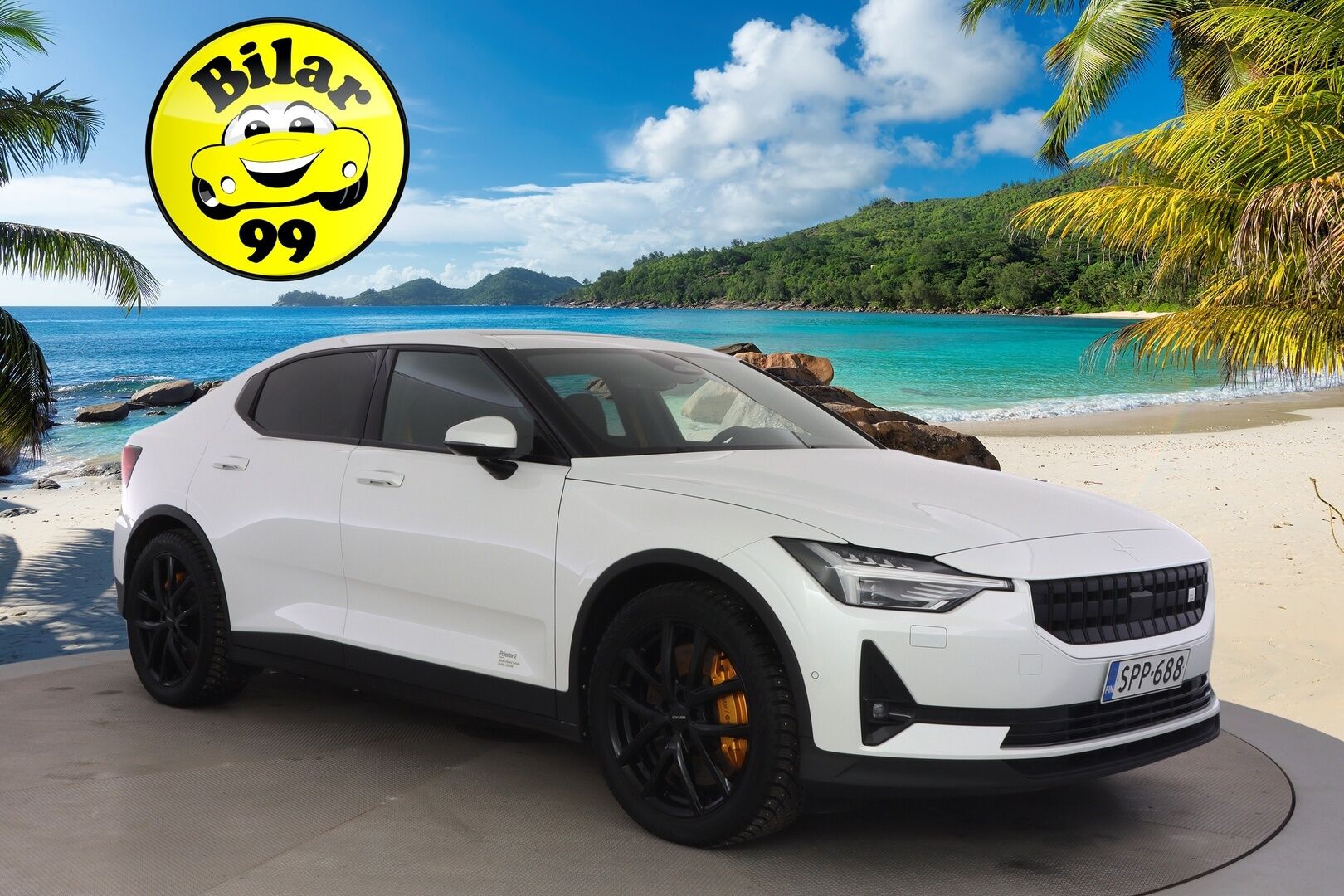 Polestar 2 2021 Performance Long Range Dual Motor 350kW, 78kWh *Pilot assist / H&K / ACC / 360 Kamera / Lasikatto / 2x Vanteet/ Koukku* - *Vetokoukku / Akku kuntotarkastettu / Kahdet renkaat vantein*