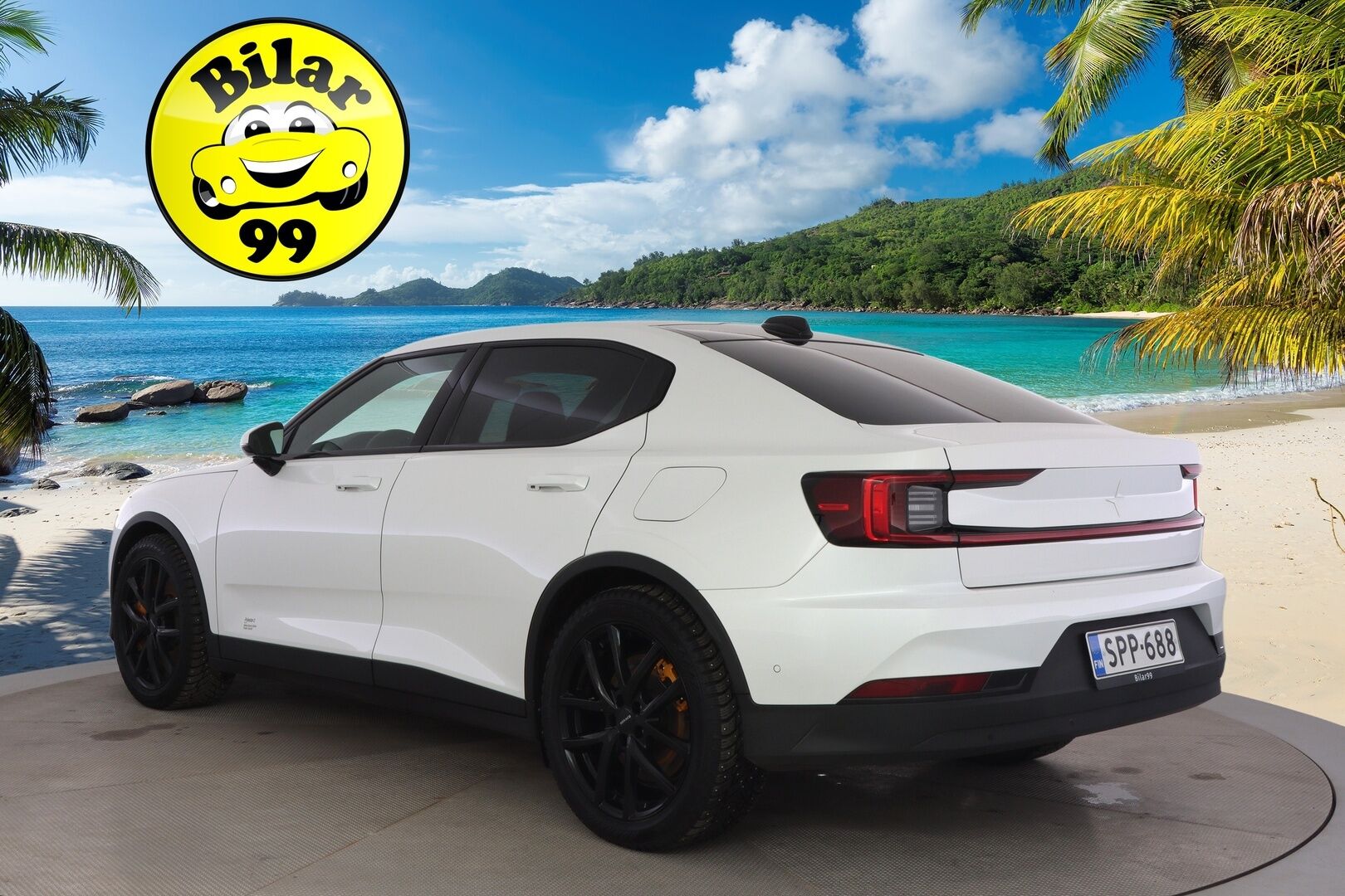 Polestar 2 2021 Performance Long Range Dual Motor 350kW, 78kWh *Pilot assist / H&K / ACC / 360 Kamera / Lasikatto / 2x Vanteet/ Koukku* - *Vetokoukku / Akku kuntotarkastettu / Kahdet renkaat vantein*