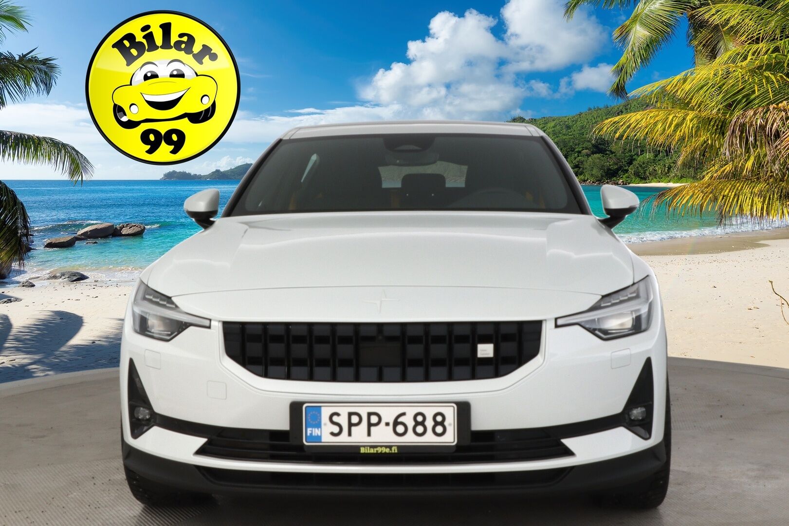 Polestar 2 2021 Performance Long Range Dual Motor 350kW, 78kWh *Pilot assist / H&K / ACC / 360 Kamera / Lasikatto / 2x Vanteet/ Koukku* - *Akkukuntotarkastettu / Kahdet renkaat vantein*