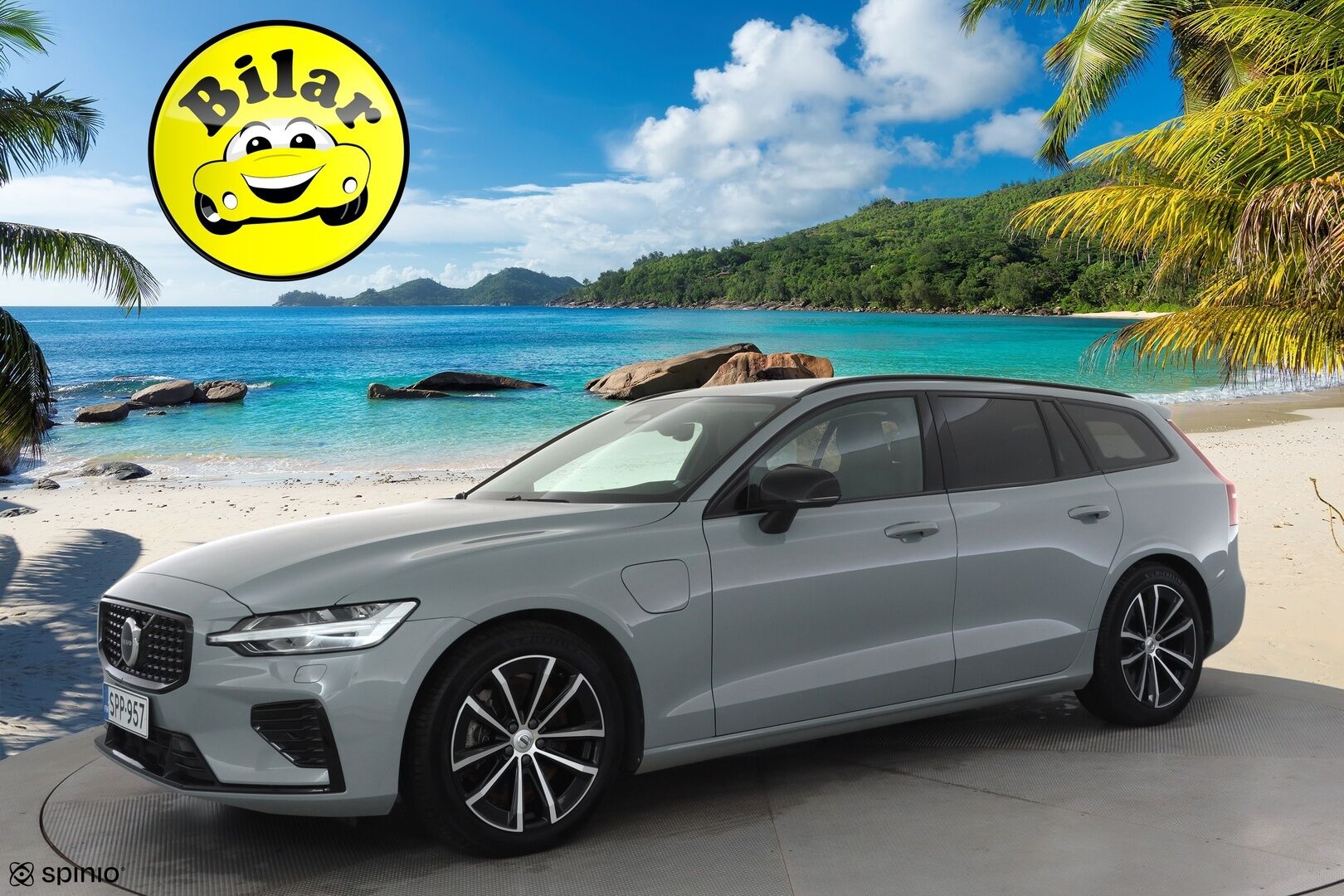 Volvo V60 2024 T8 AWD Long Range High Performance Plus Dark aut - | Pilot assist | Koukku | Full LED | P.Kamera | Muistipenkit | High Performance audio | Keyless | Sporttinahat | Apple&Android | 1.Om Suomi-auto | Kahdet Renkaat | Merkkihuollettu |
