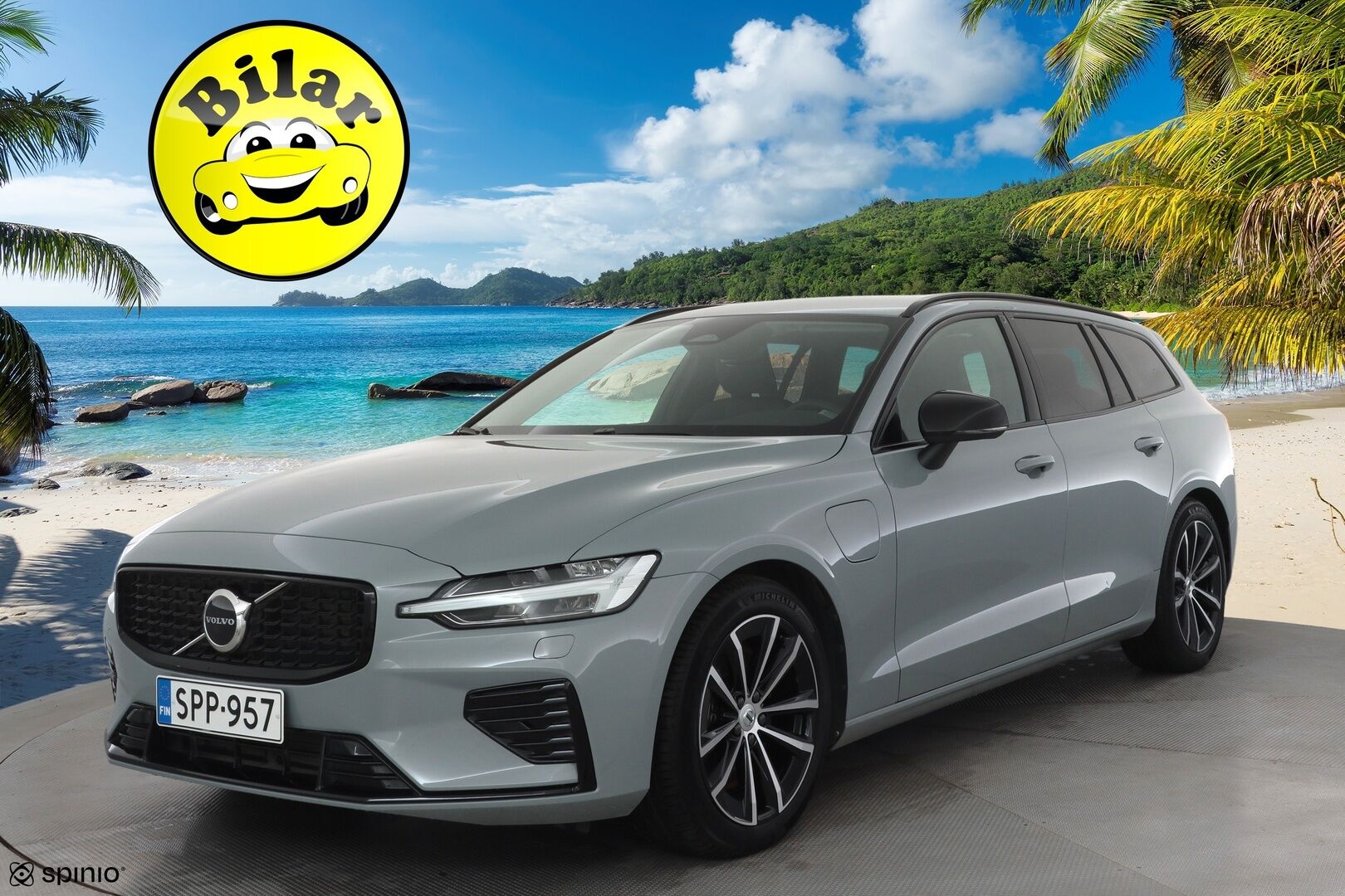 Volvo V60 2024 T8 AWD Long Range High Performance Plus Dark aut - | Pilot assist | Koukku | Full LED | P.Kamera | Muistipenkit | High Performance audio | Keyless | Sporttinahat | Apple&Android | 1.Om Suomi-auto | Kahdet Renkaat | Merkkihuollettu |
