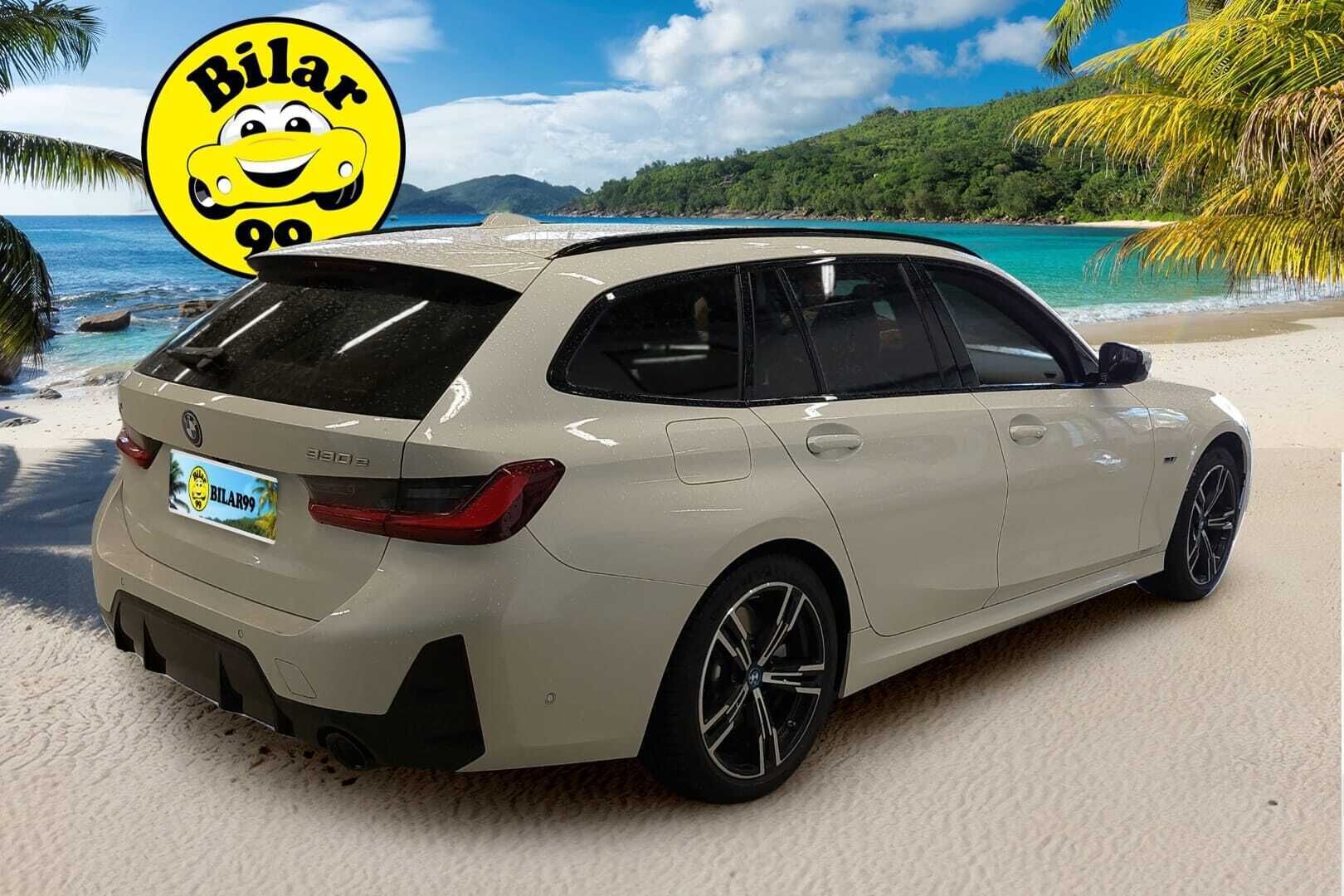 BMW 330 2023 G21 Touring 330e xDrive A Charged Edition M Sport *ACC / Sporttipenkit / Nahkasisusta / LED-ajovalot / Hifit / Widescreen* - 3,99 % KORKOTARJOUS TÄHÄN AUTOON 21.9. ASTI! - *Merkkihuollettu / 2x renkaat & vanteet / Koukku / Prof. Navi / 2x latauskaapelit*