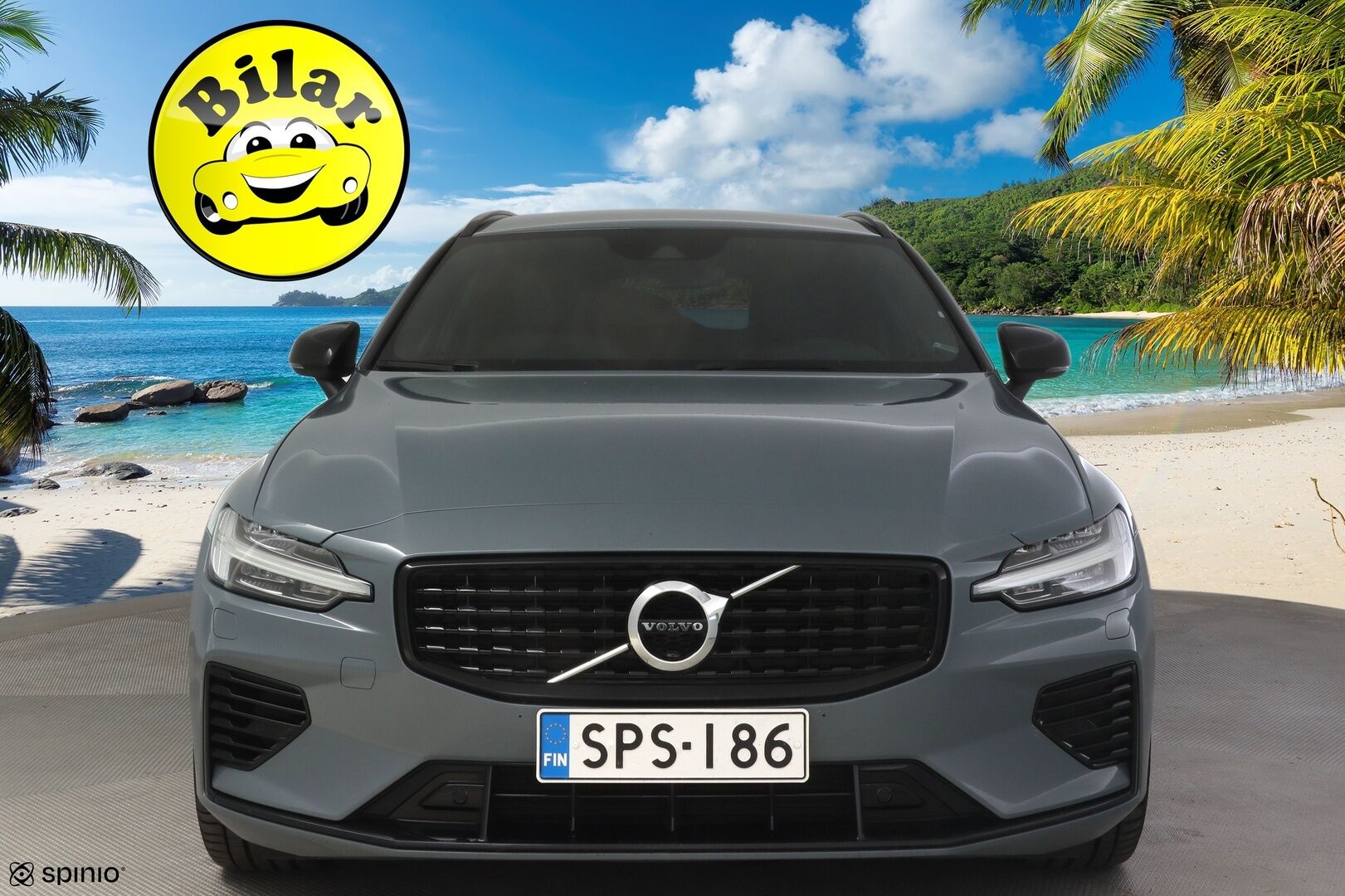 Volvo V60 2022 T6 AWD Long Range Plus Dark aut - KATSO VARUSTEET | ACC | R-Design sisä- ja ulkopaketti | Koukku | P.kamera | Ratinlämmitin | Sähk. Luukku | 
