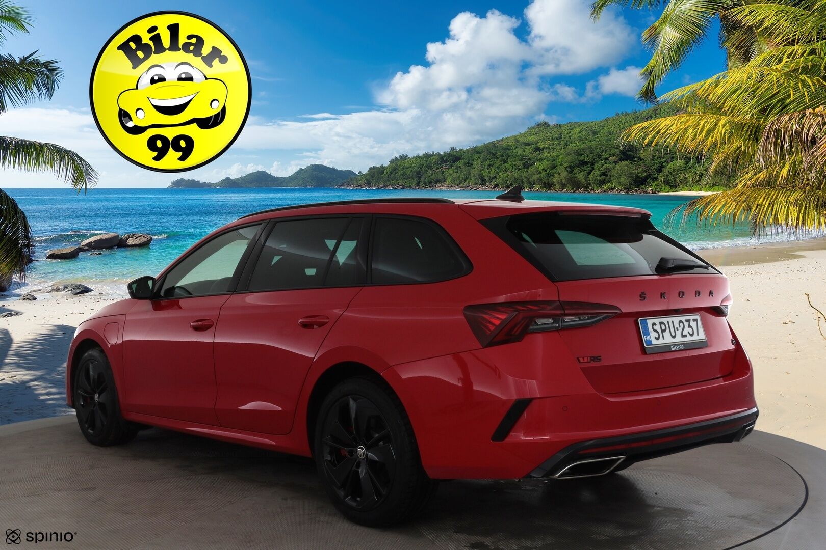 Skoda Octavia 2024 Combi 1.4 TSI PHEV RS iV DSG * ACC / P.kamera / Matrix LED / Muistipenkit hieronnalla / Navi / Webasto / KeylessGo / Sähköluukku * - 1.Om Suomi-auto / Akku kuntoatarkistettu / Kahdet renkaat aluvanteilla / Merkkihuollettu