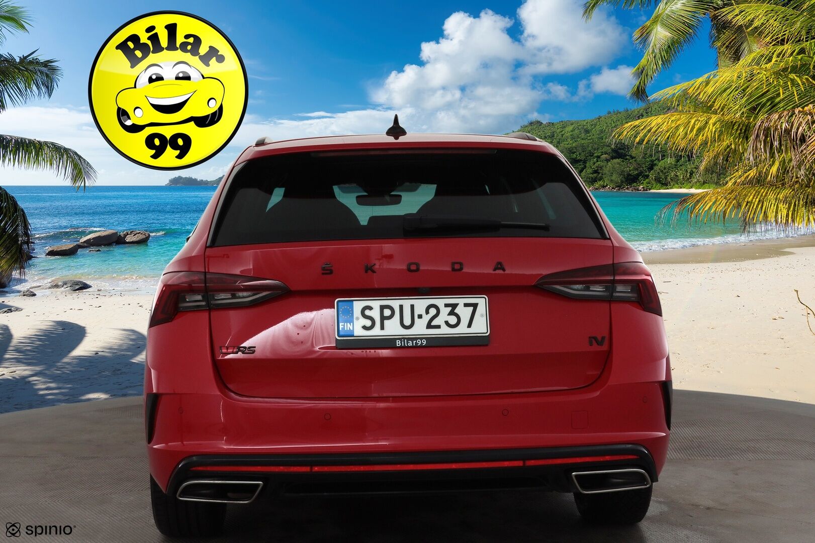 Skoda Octavia 2024 Combi 1.4 TSI PHEV RS iV DSG * ACC / P.kamera / Matrix LED / Muistipenkit hieronnalla / Navi / Webasto / KeylessGo / Sähköluukku * - 1.Om Suomi-auto / Akku kuntoatarkistettu / Kahdet renkaat aluvanteilla / Merkkihuollettu