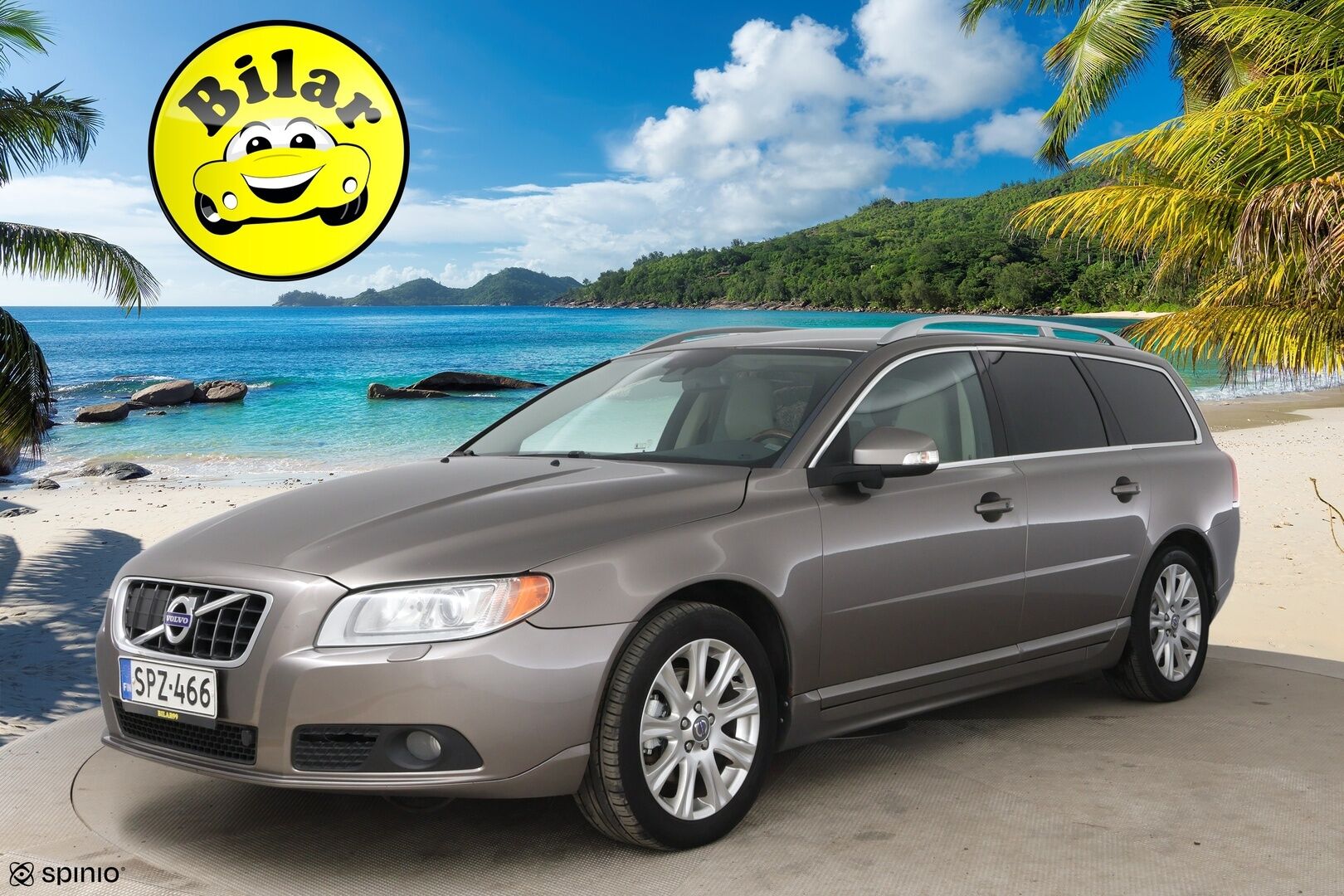 Volvo V70 2010 2,4D Summum aut - Suomi auto | ACC | Blis | Muistipenkki | Nahat | Kattavat huollot | 2x renkaat