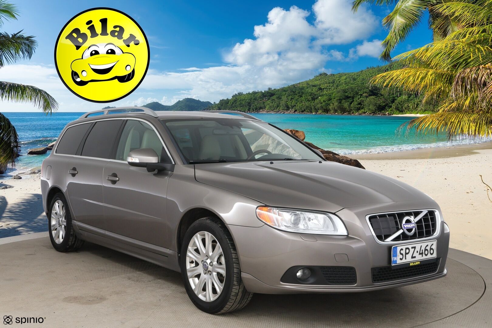 Volvo V70 2010 2,4D Summum aut - Suomi auto | ACC | Blis | Muistipenkki | Nahat | Kattavat huollot | 2x renkaat