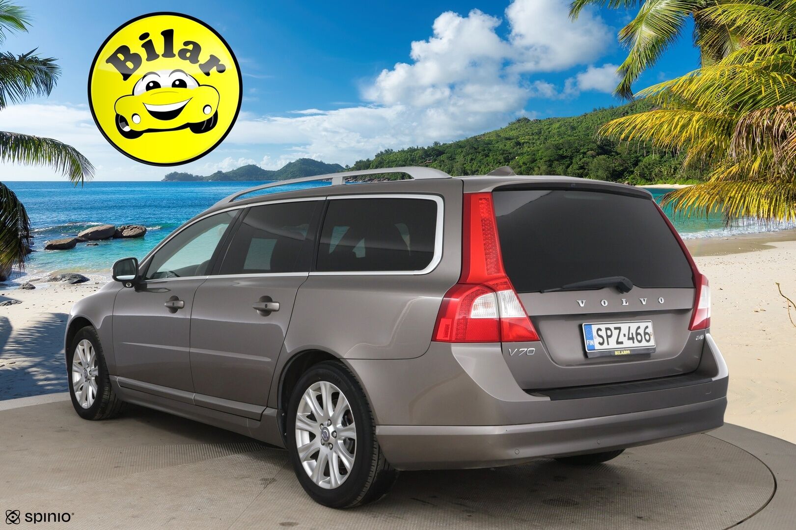 Volvo V70 2010 2,4D Summum aut - Suomi auto | ACC | Blis | Muistipenkki | Nahat | Kattavat huollot | 2x renkaat