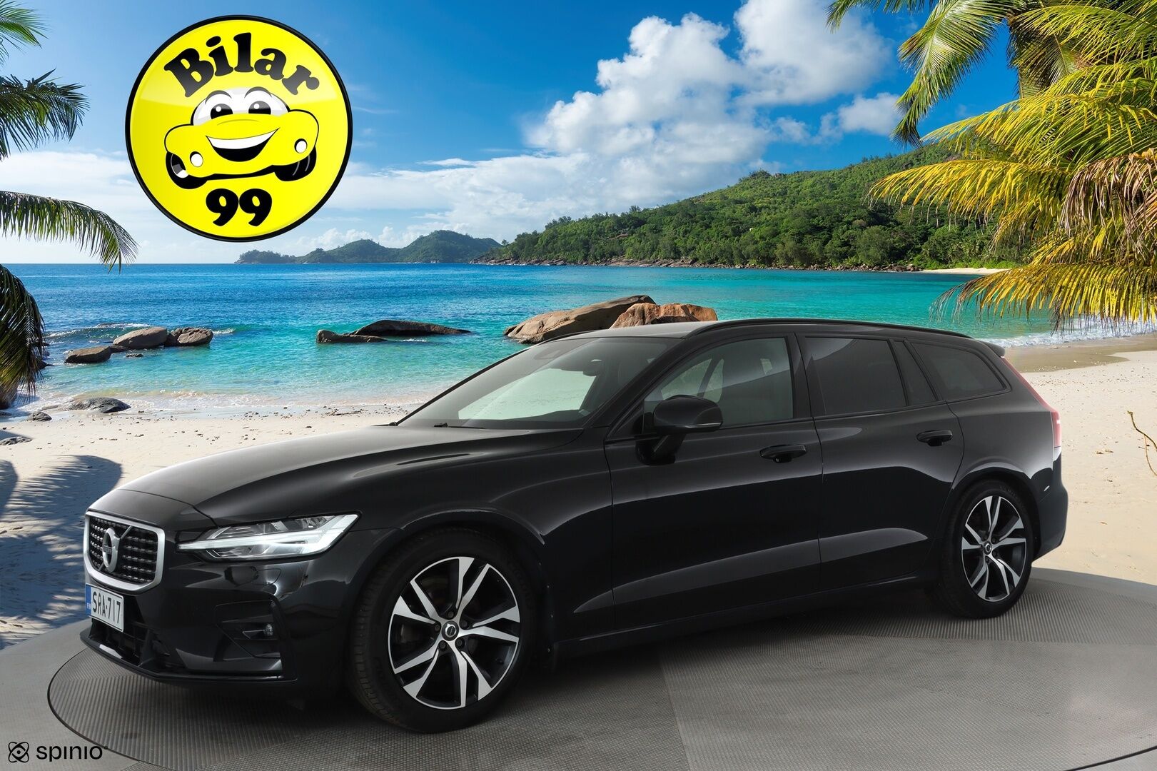 Volvo V60 2021 D3 AWD Business R-Design aut **Webasto / Koukku / Adapt.Vakkari / LED-valot / P.Kamera / Sporttipenkki Muistilla** - 3,99 % KORKOTARJOUS TÄHÄN AUTOON - 1-om Suomi-auto / Kahdet Renkaat