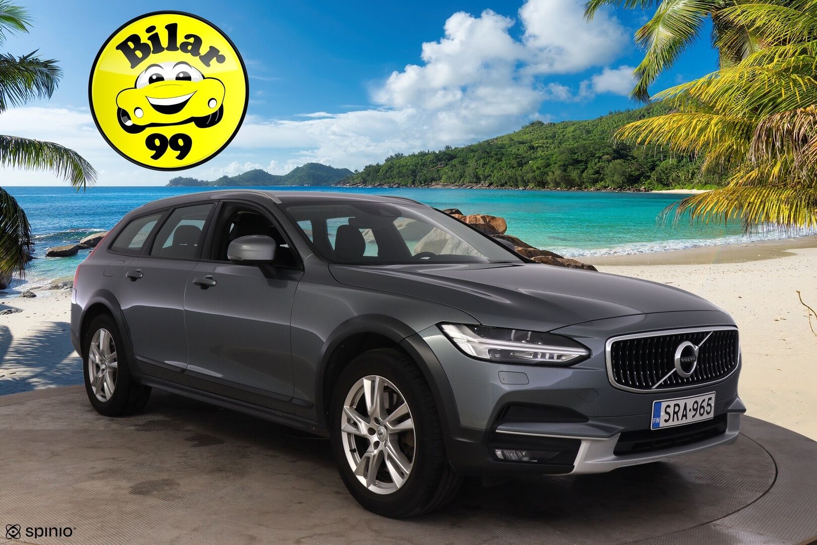 Volvo V90 Cross Country 2017 D4 AWD Business aut * Nahkapenkit / VOC / Blis / Adapt. vakkari / Koukku / Navi / Led * - Tilava perheauto / Taloudellinen / Mukavasti varusteltu / Jakopää 268tkm