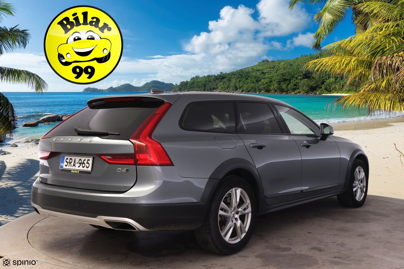 Volvo V90 Cross Country 2018 D4 AWD Business aut * Nahkapenkit / VOC / Blis / Adapt. vakkari / Koukku / Navi / Led * - Tilava perheauto / Taloudellinen / Mukavasti varusteltu / Jakopää 268tkm - Osta nyt, maksa vasta ensi vuonna