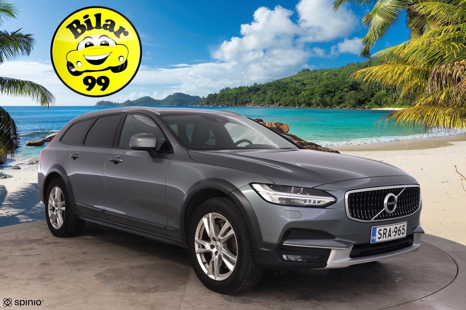 Volvo V90 Cross Country 2018 D4 AWD Business aut * Nahkapenkit / VOC / Blis / Adapt. vakkari / Koukku / Navi / Led * - Tilava perheauto / Taloudellinen / Mukavasti varusteltu / Jakopää 268tkm - Osta nyt, maksa vasta ensi vuonna