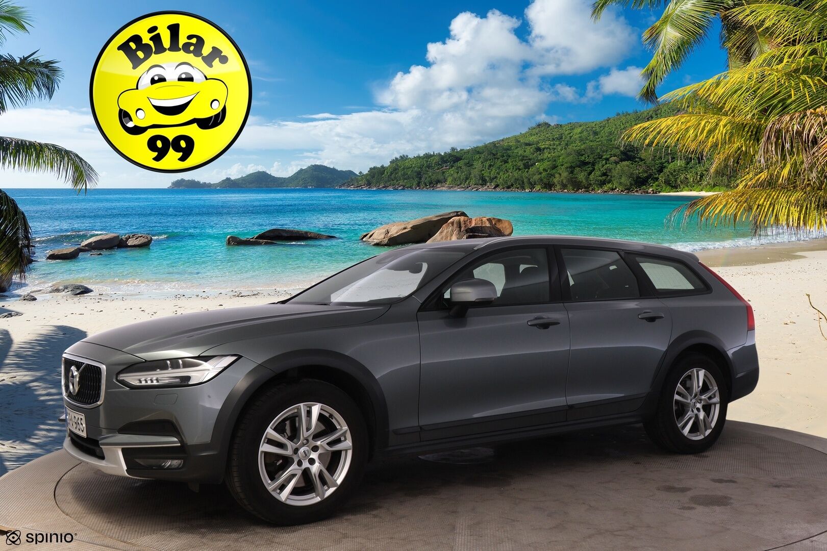 Volvo V90 Cross Country 2017 D4 AWD Business aut * Nahkapenkit / VOC / Blis / Adapt. vakkari / Koukku / Navi / Led * - Tilava perheauto / Taloudellinen / Mukavasti varusteltu / Jakopää 268tkm