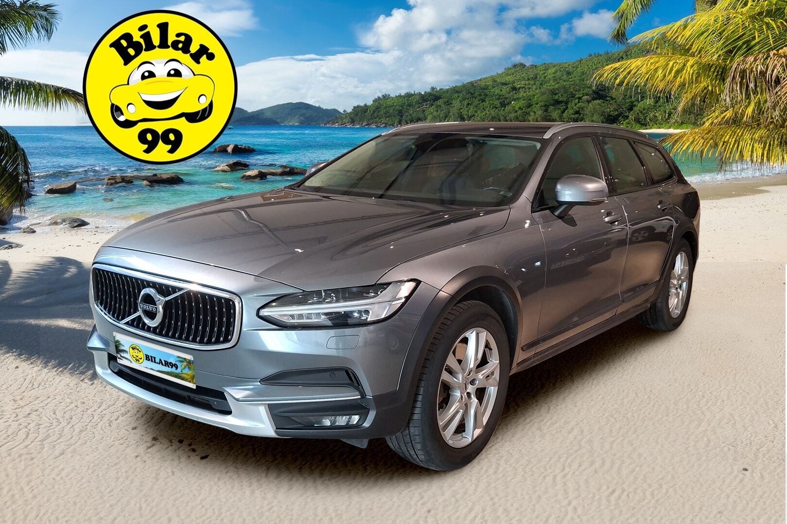 Volvo V90 Cross Country 2017 D4 AWD Business aut * Nahkapenkit / VOC / Blis / Adapt. vakkari / Koukku / Navi / Led * - Tilava perheauto / Taloudellinen / Mukavasti varusteltu / Jakopää 268tkm