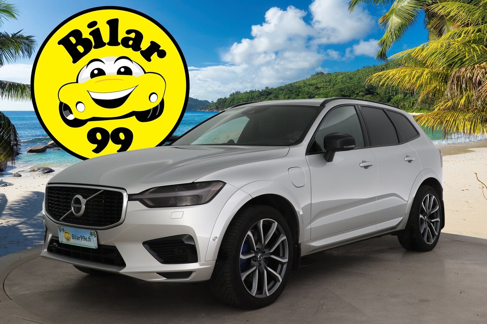 Volvo XC60 2020 T8 Recharge AWD R-Design Aut. *ACC / Webasto / Bower&Wilkins / Hierovat & Ilmastoidut Penkit / HUD / Panorama / Koukku * - Akku kuntotarkastettu / 2x Volvon vanteet / Juuri huollettu - HULLUT AVAJAISHULINAT KORKOTARJOUS 3,29 %