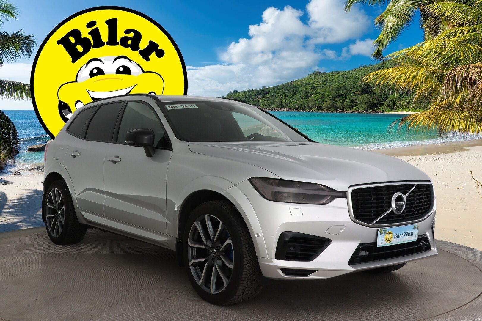 Volvo XC60 2020 T8 Recharge AWD R-Design Aut. *ACC / Webasto / Bower&Wilkins / Hierovat & Ilmastoidut Penkit / HUD / Panorama / Koukku * - Akku kuntotarkastettu / 2x Volvon vanteet / Juuri huollettu - HULLUT AVAJAISHULINAT KORKOTARJOUS 3,29 %