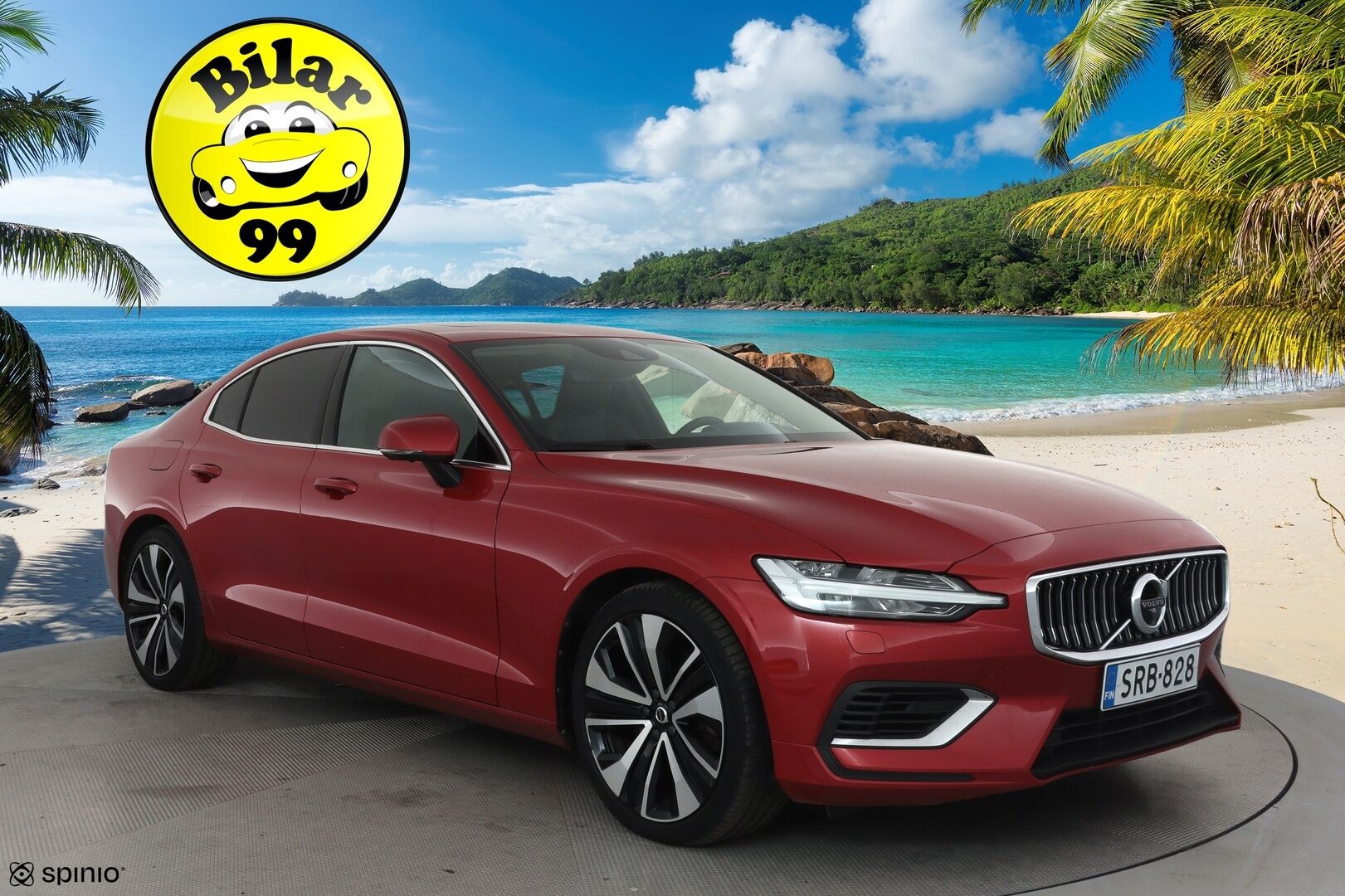 Volvo S60 2021 T8 TwE AWD Business Inscription aut **Adapt.vakkari / Lasikatto / B&W / 360° / Muistipenkit / HUD / Full LED** - 3,99 % KORKOTARJOUS TÄHÄN AUTOON - Hierovat muistipenkit ilmastoinnilla / Merkkihuollettu / Penkinlämmittimet takana / Ratinlämmitin / KeylessGo / Mustat nahat / Supervarusteet!