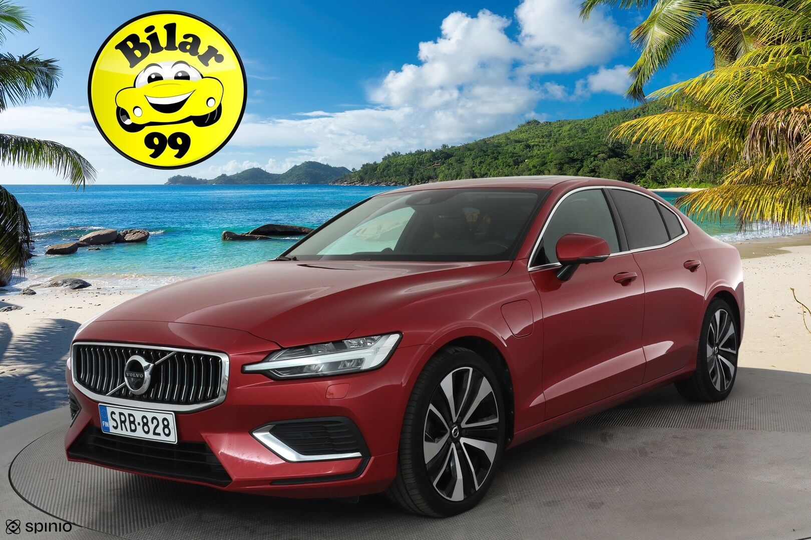 Volvo S60 2021 T8 TwE AWD Business Inscription aut **Adapt.vakkari / Lasikatto / B&W / 360° / Muistipenkit / HUD / Full LED** - 3,99 % KORKOTARJOUS TÄHÄN AUTOON - Hierovat muistipenkit ilmastoinnilla / Merkkihuollettu / Penkinlämmittimet takana / Ratinlämmitin / KeylessGo / Mustat nahat / Supervarusteet!