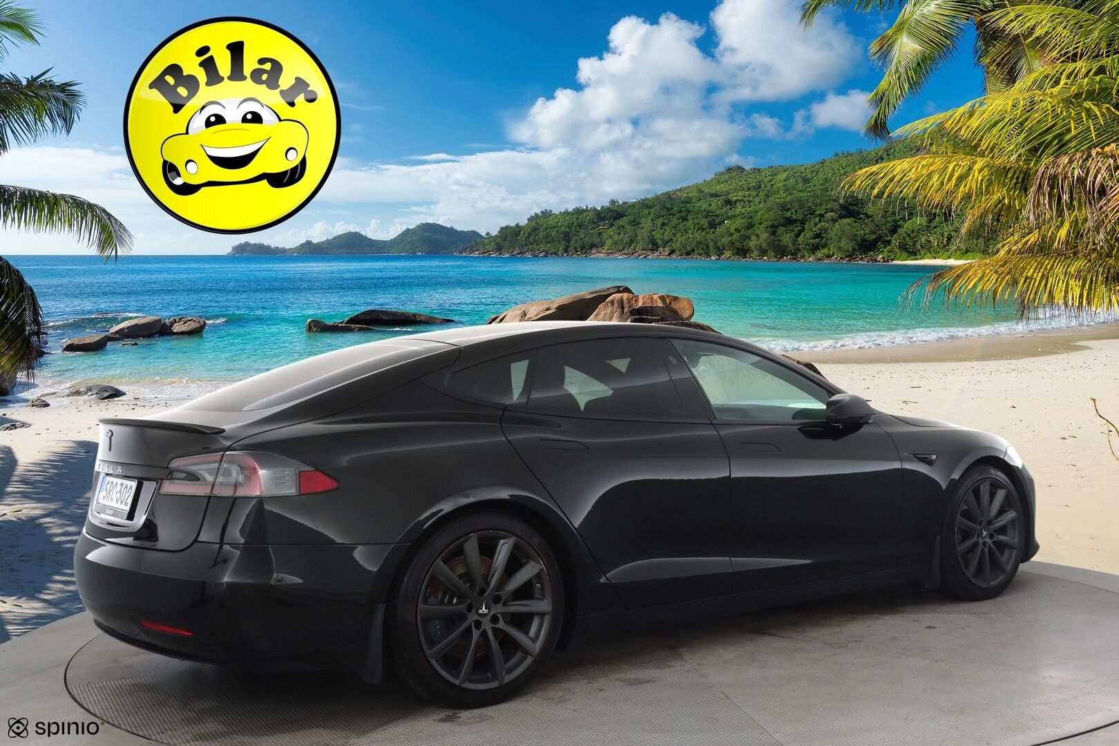 Tesla Model S 2019 Long Range AWD Raven - | Ilma-alusta | Lasikatto | ACC | LED | P.Kamera | Muistipenkki | LED | Premium Audio | Navi | Kaistavahti | Keyless | Kahdet renkaat |