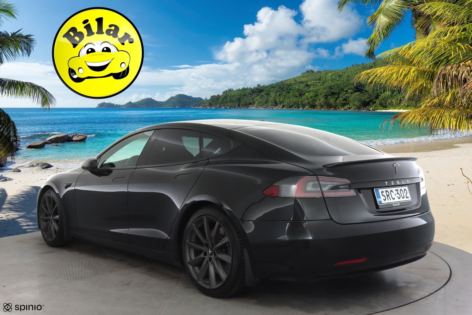 Tesla Model S 2019 Long Range AWD Raven - | Ilma-alusta | Lasikatto | ACC | LED | P.Kamera | Muistipenkki | LED | Premium Audio | Navi | Kaistavahti | Keyless | Kahdet renkaat |