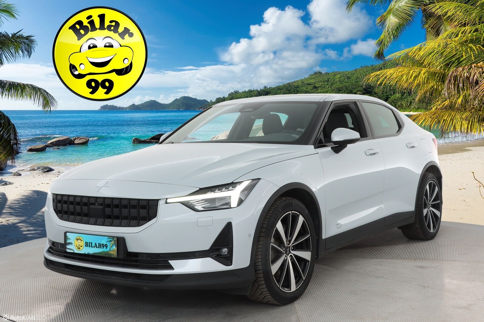 POLESTAR 2 2021 Long Range Dual Motor 78kWh  / Pilot&Plus -paketti / 360° Kamera / Harman&Kardon / Pixel LED / Lasikatto / Muistipenkki / KeylessGo / - Pilot&Plus -paketti | 360° Kamera | Harman&Kardon | Pixel LED | Lasikatto | Muistipenkki | KeylessGo