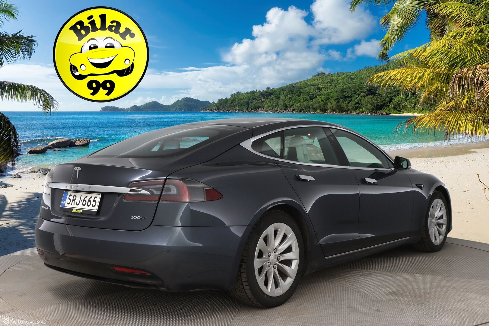 TESLA MODEL S 2018 100D / Paranneltu Autopilot / Ilma-alusta / Premium Audio / P. Kamera / KeylessGo / Valkoinen nahkasisusta - 3,99 % KORKOTARJOUS TÄHÄN AUTOON - 31.5. ASTI! - 