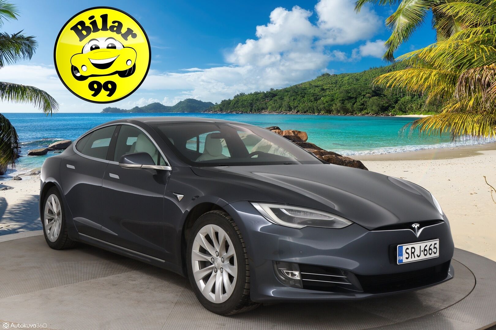TESLA MODEL S 2018 100D / Paranneltu Autopilot / Ilma-alusta / Premium Audio / P. Kamera / KeylessGo / Valkoinen nahkasisusta - 3,99 % KORKOTARJOUS TÄHÄN AUTOON - 31.5. ASTI! - 