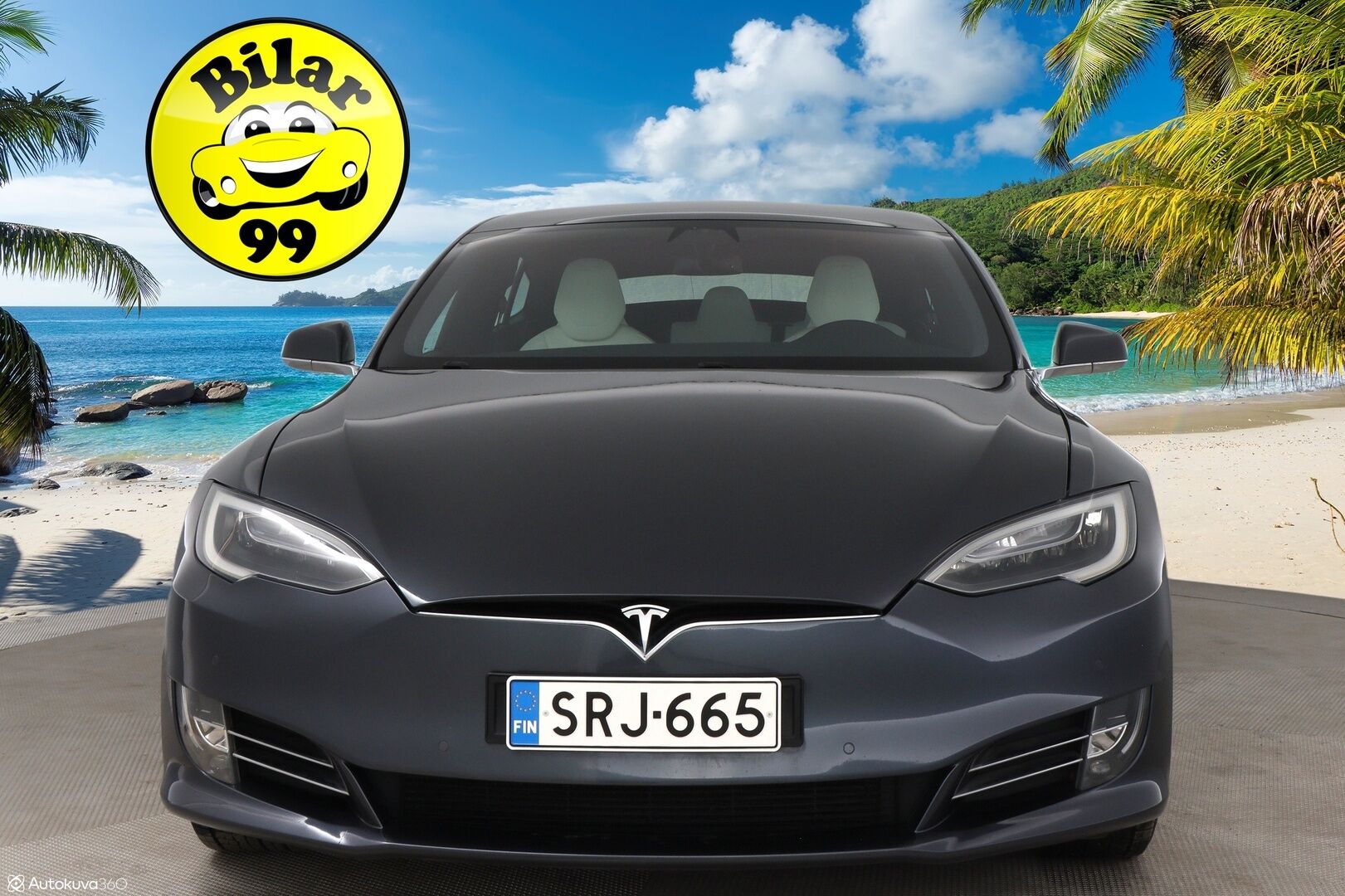 TESLA MODEL S 2018 100D / Paranneltu Autopilot / Ilma-alusta / Premium Audio / P. Kamera / KeylessGo / Valkoinen nahkasisusta - 3,99 % KORKOTARJOUS TÄHÄN AUTOON - 31.5. ASTI! - 