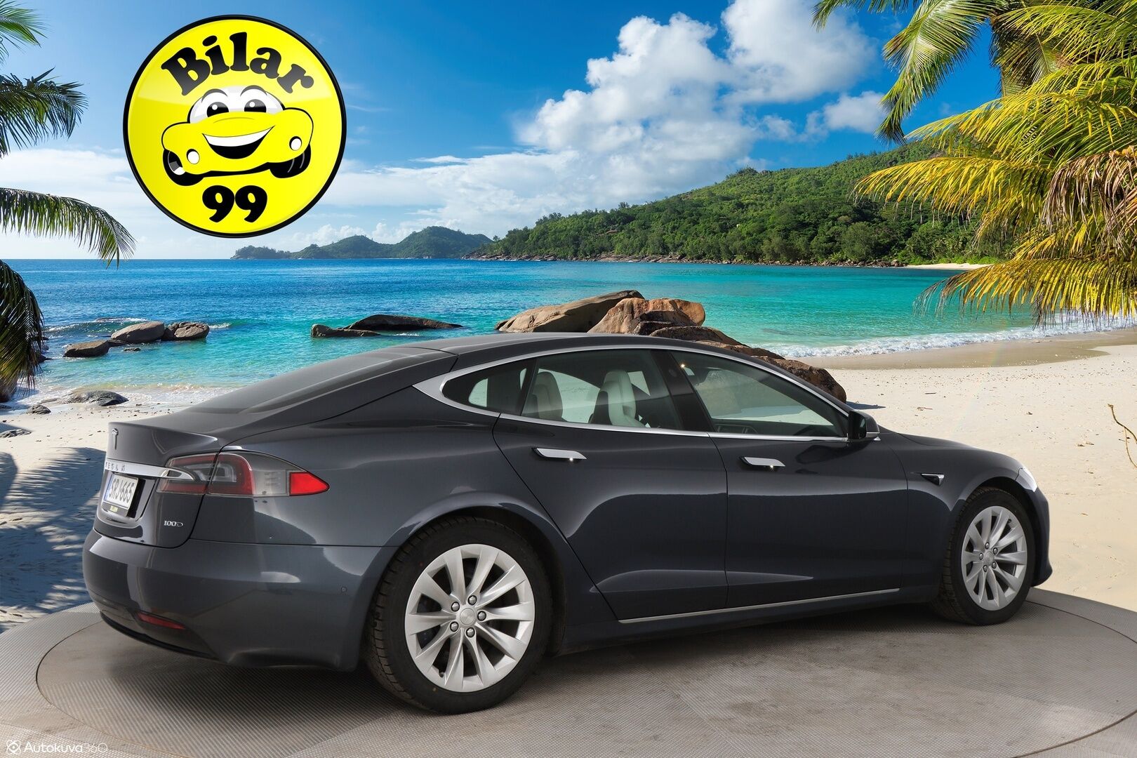 TESLA MODEL S 2018 100D / Paranneltu Autopilot / Ilma-alusta / Premium Audio / P. Kamera / KeylessGo / Valkoinen nahkasisusta - 3,99 % KORKOTARJOUS TÄHÄN AUTOON - 31.5. ASTI! - 