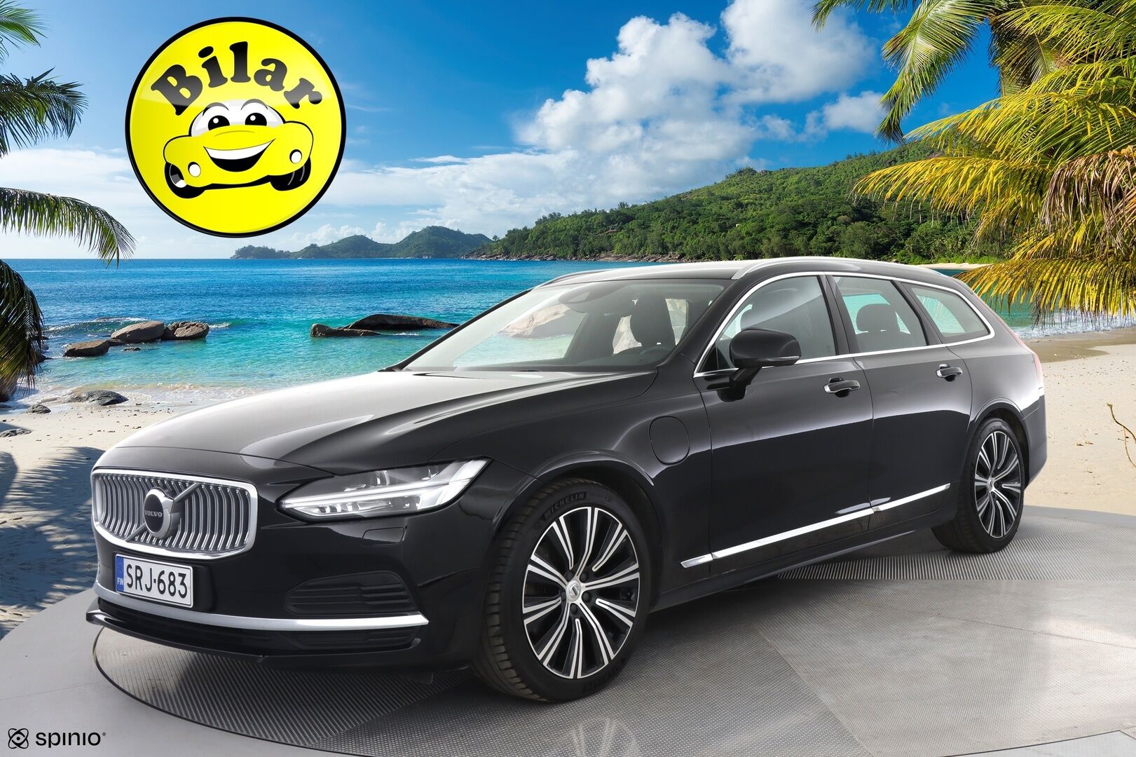 Volvo V90 2021 T8 AWD Recharge Inscription - Webasto / Pilot Assist / Harman&Kardon / Sporttinahat Muistilla / Koukku / P-kamera / BLIS / KeylessGo / 