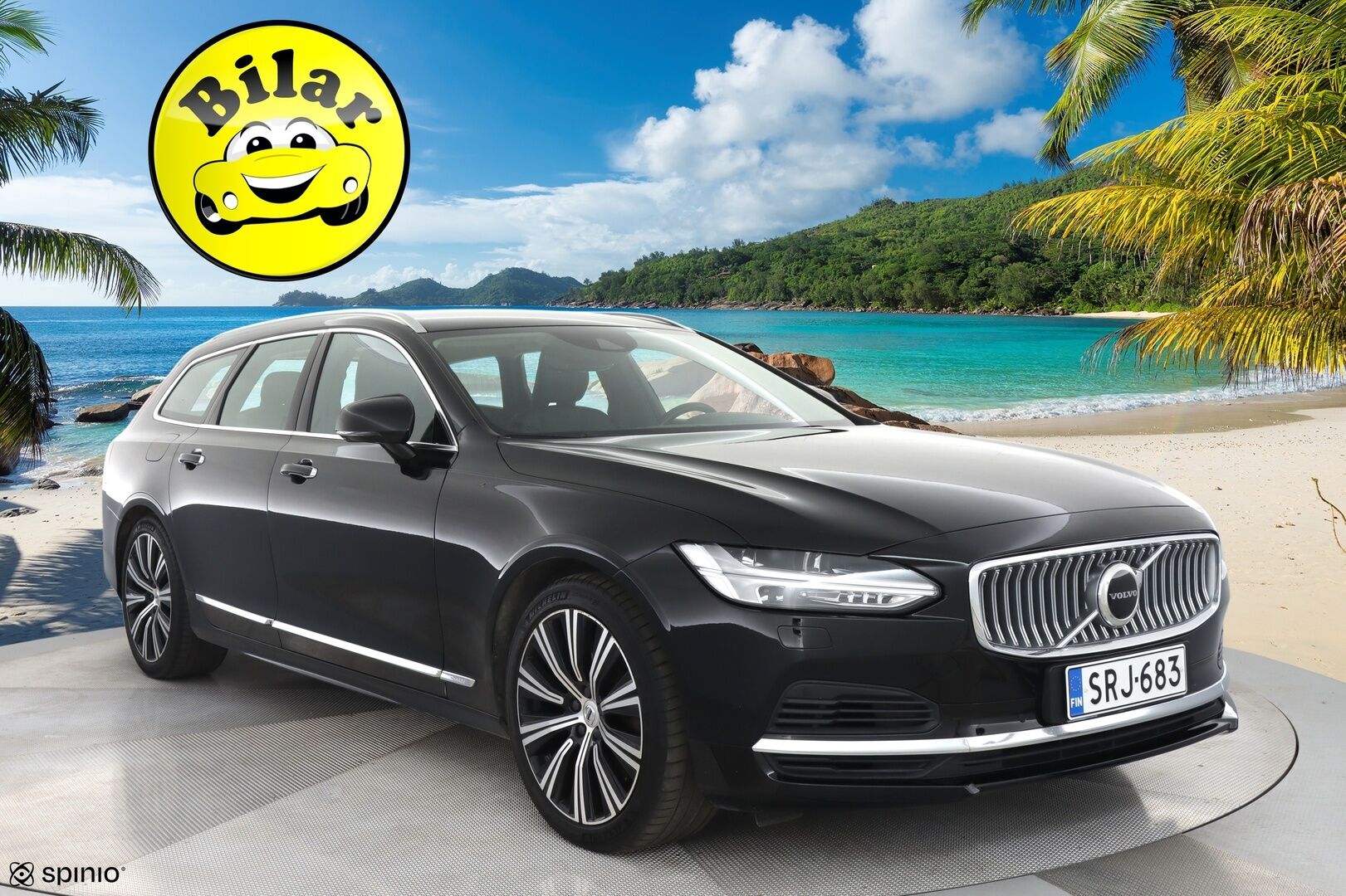 Volvo V90 2021 T8 AWD Recharge Inscription - Webasto / Pilot Assist / Harman&Kardon / Sporttinahat Muistilla / Koukku / P-kamera / BLIS / KeylessGo / 