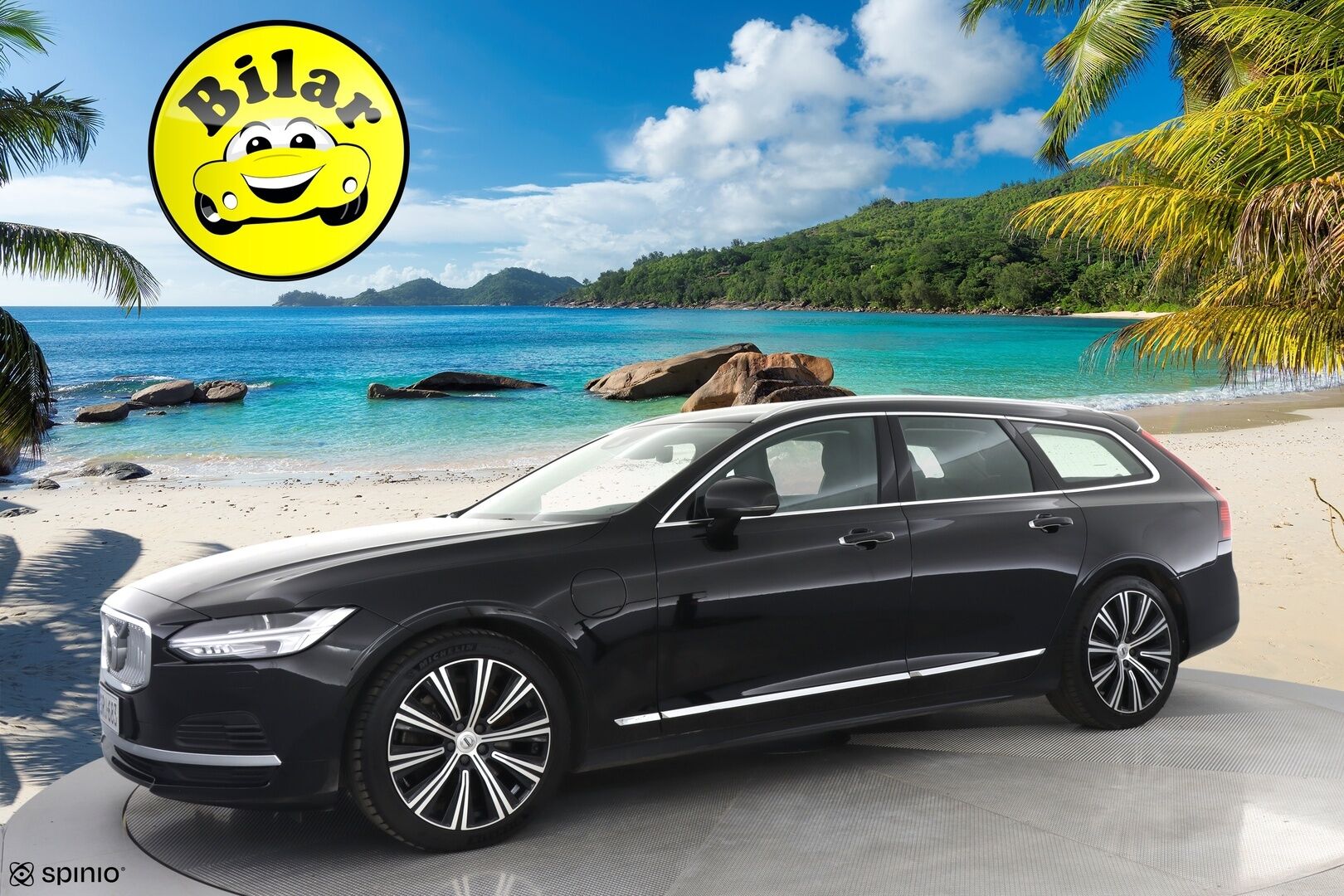 Volvo V90 2021 T8 AWD Recharge Inscription - Webasto / Pilot Assist / Harman&Kardon / Sporttinahat Muistilla / Koukku / P-kamera / BLIS / KeylessGo / 