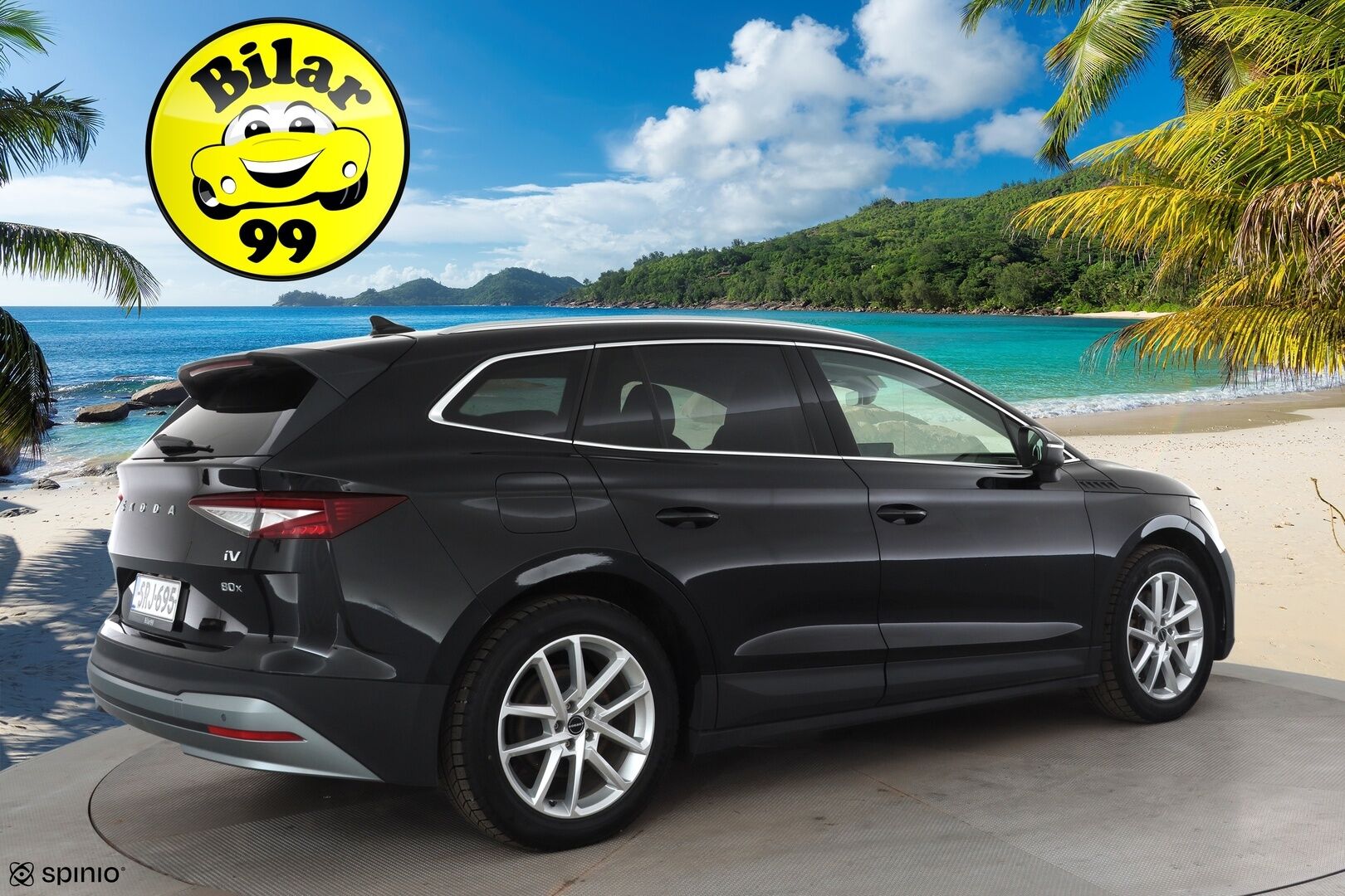 SKODA ENYAQ 2022 80x 4x4 iV Convenience Plus * ACC / ILP / HUD / Koukku / Panorama / 360° / Muistipenkit / Crystal Light Matrix-LED * - Merkkihuollettu / Kahdet Renkaat